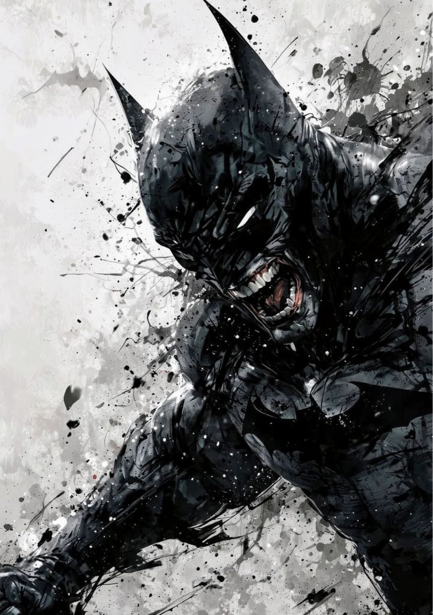 Batman Blacked Poster