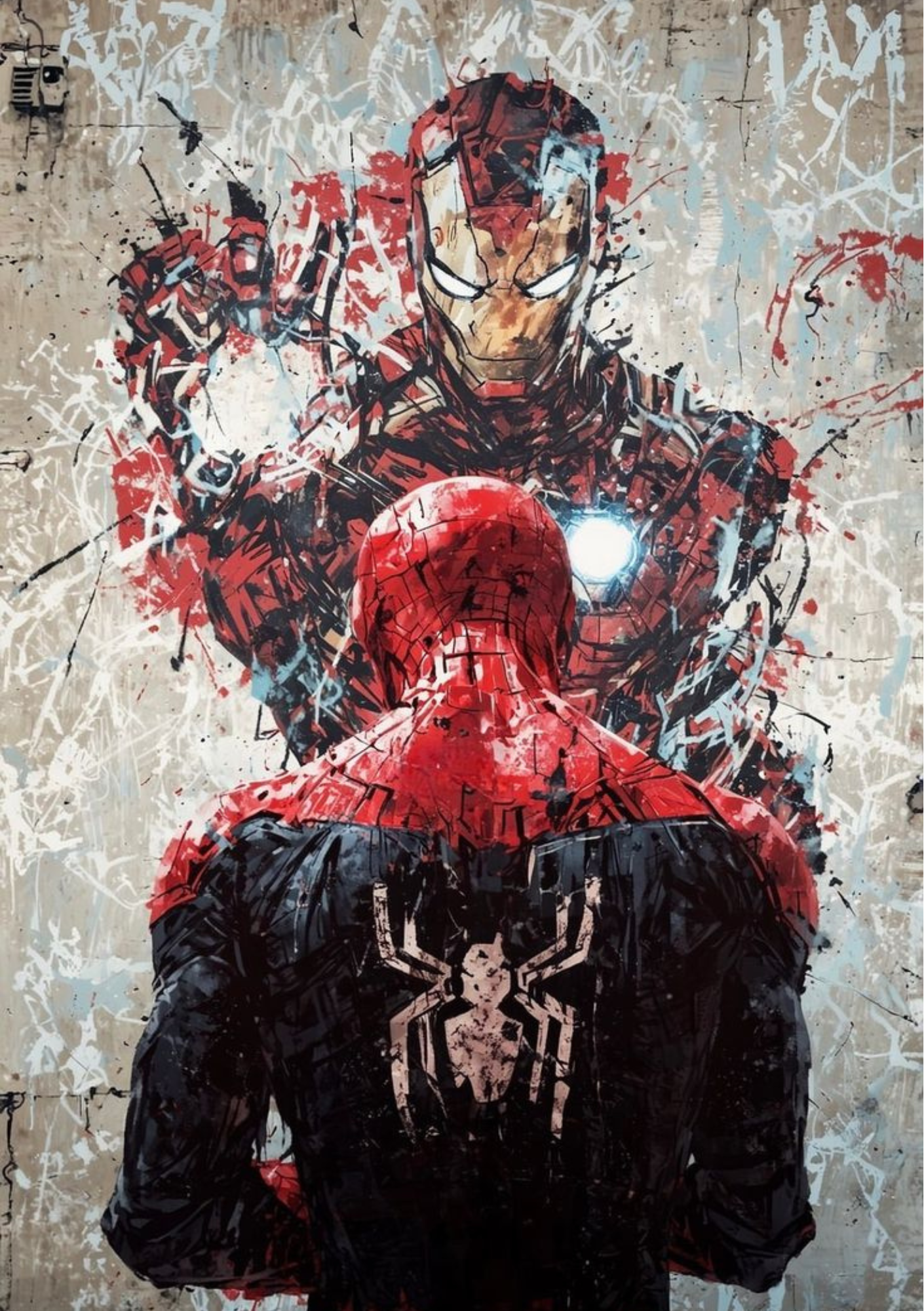Spiderman X Ironman Poster