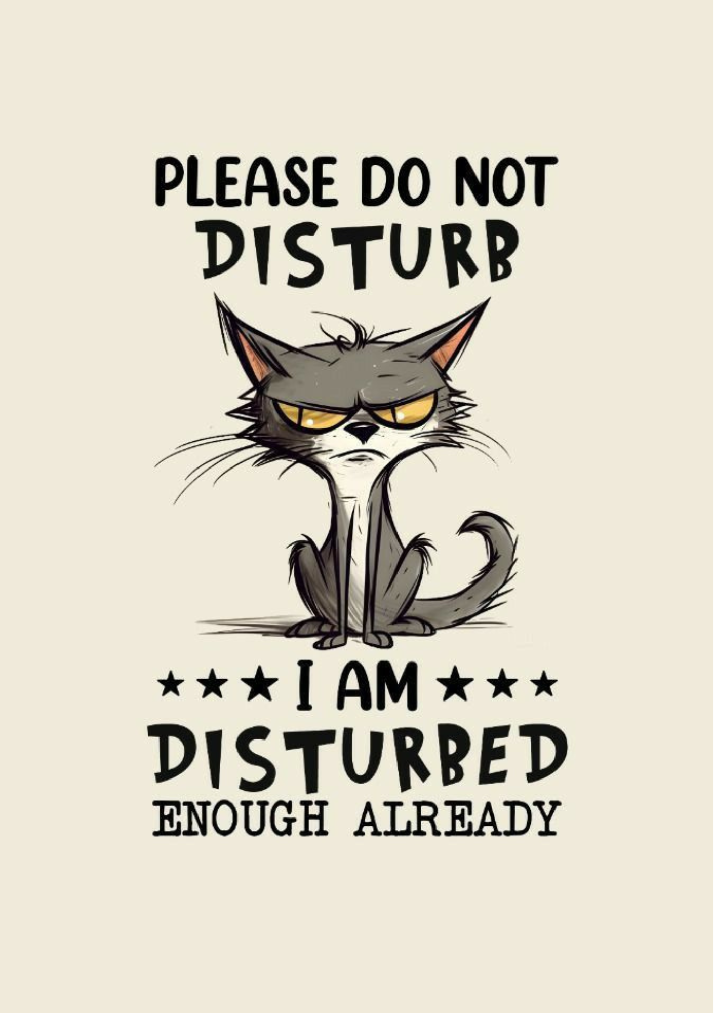 Do Not Disturb Poster