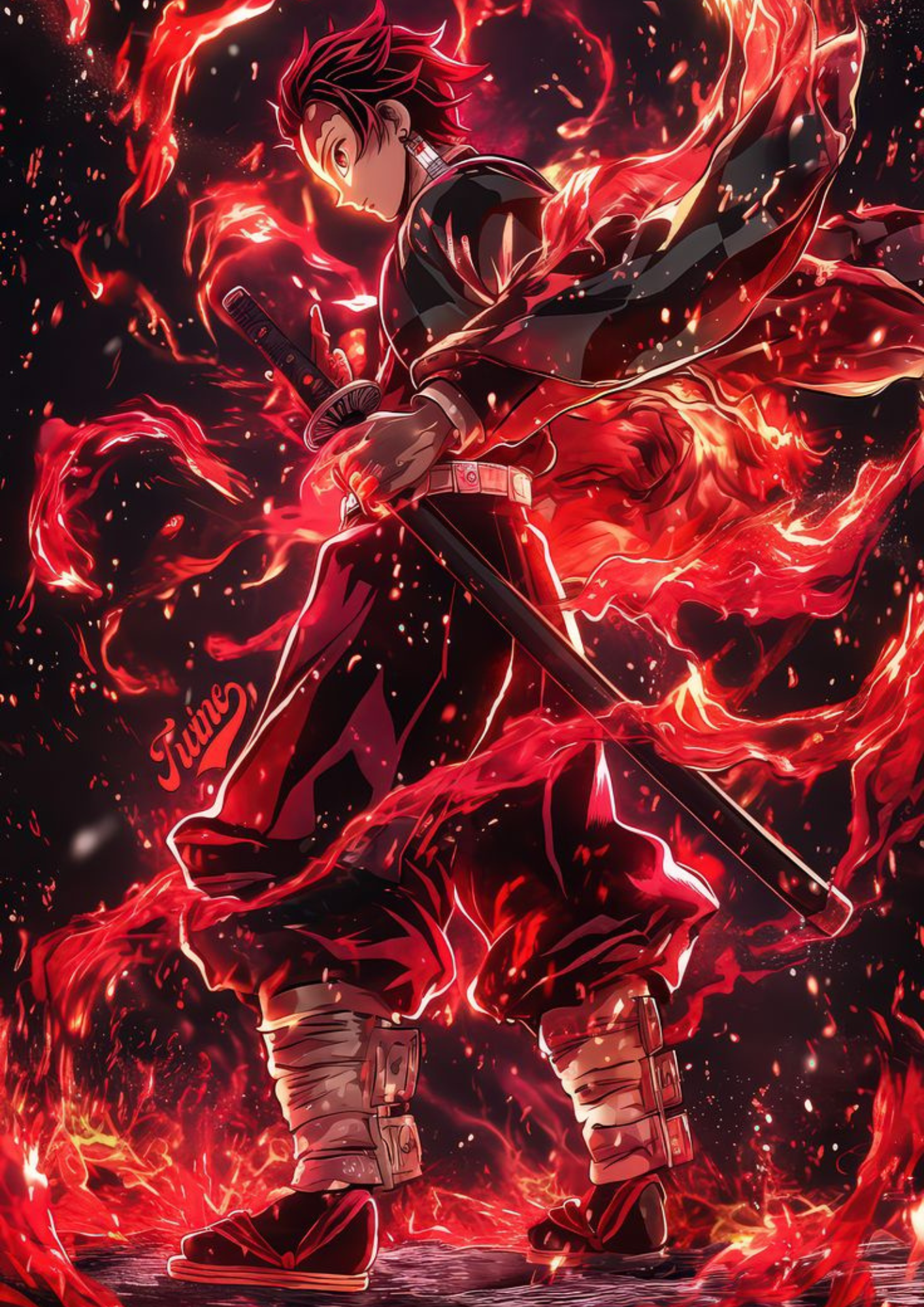 Tanjiro Kamado 1.0 Demon Slayer Poster