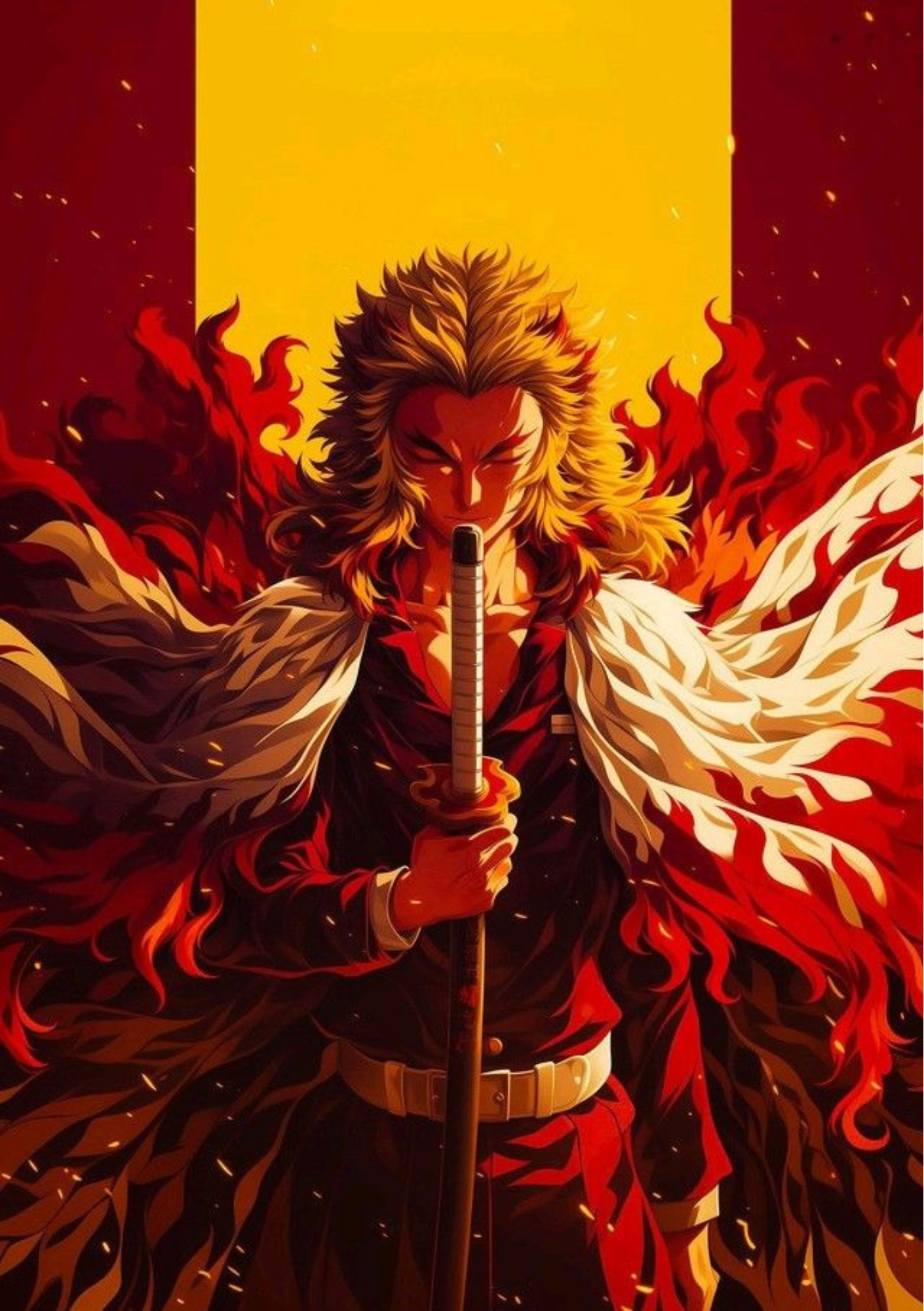 Kyōjurō Rengoku 1.0 Demon Slayer Poster