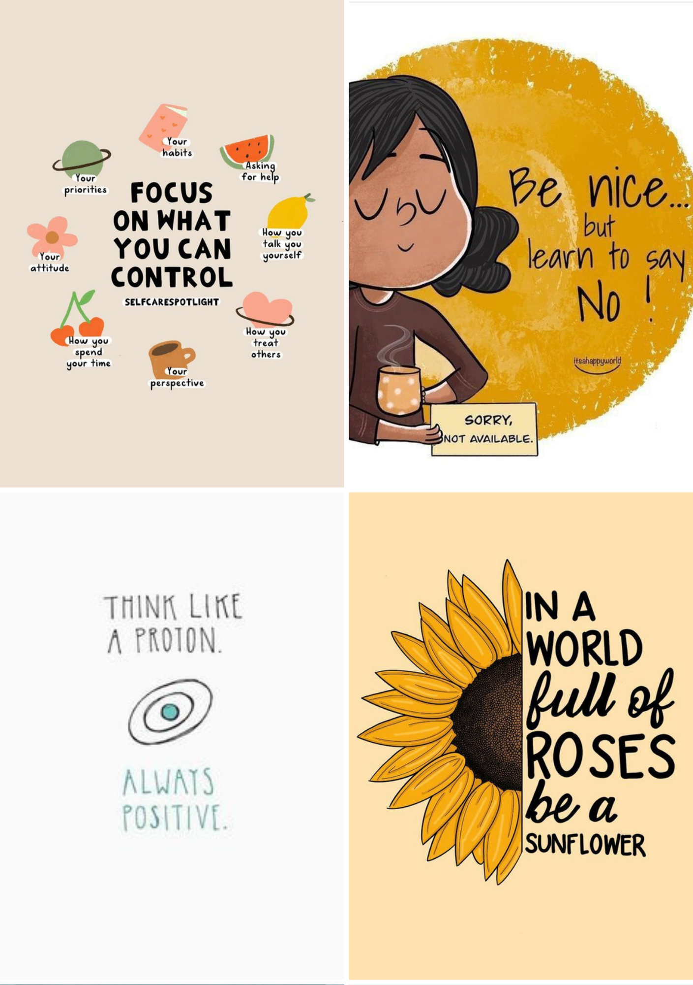 Motivational Wall Posters Set of 16– 4x6 inch Glossy Photo Prints | Unframed Mini Poster Pack for Room, Bedroom, Office, Study & Wall Decor | Inspiring Quote Art Collection