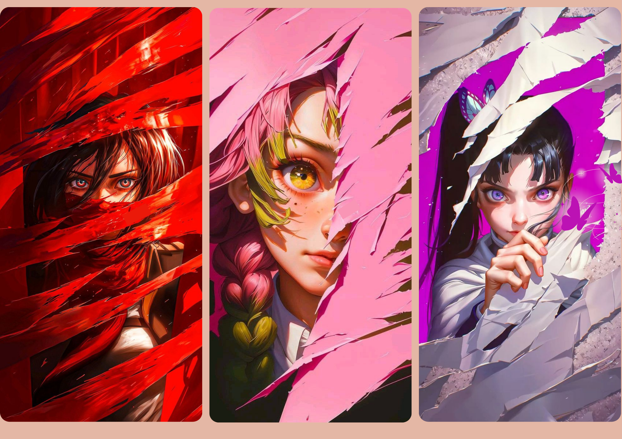 Anime Wall Posters Set of 21 – 4x6 inch Glossy Photo Prints | Unframed Mini Poster Pack for Room, Bedroom, Office & Wall Decor | Anime Art Collection (23)