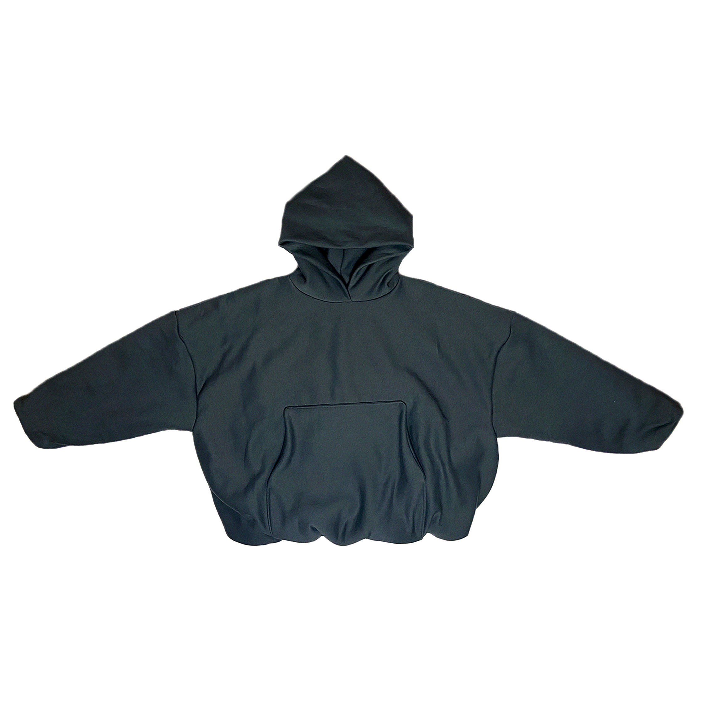 GRAY DOUBLE LAYER HOODIE