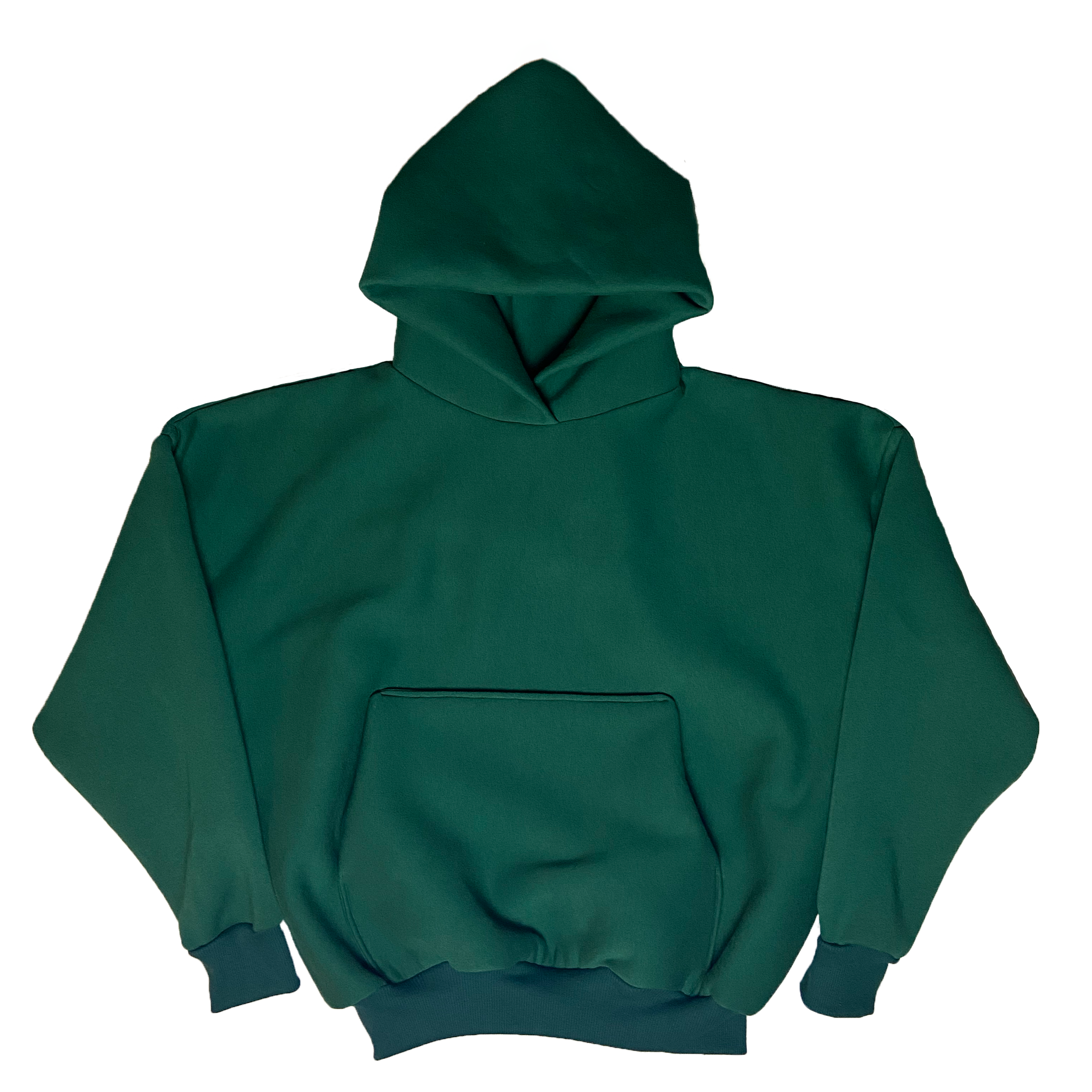 GREEN BOXY HOODIE
