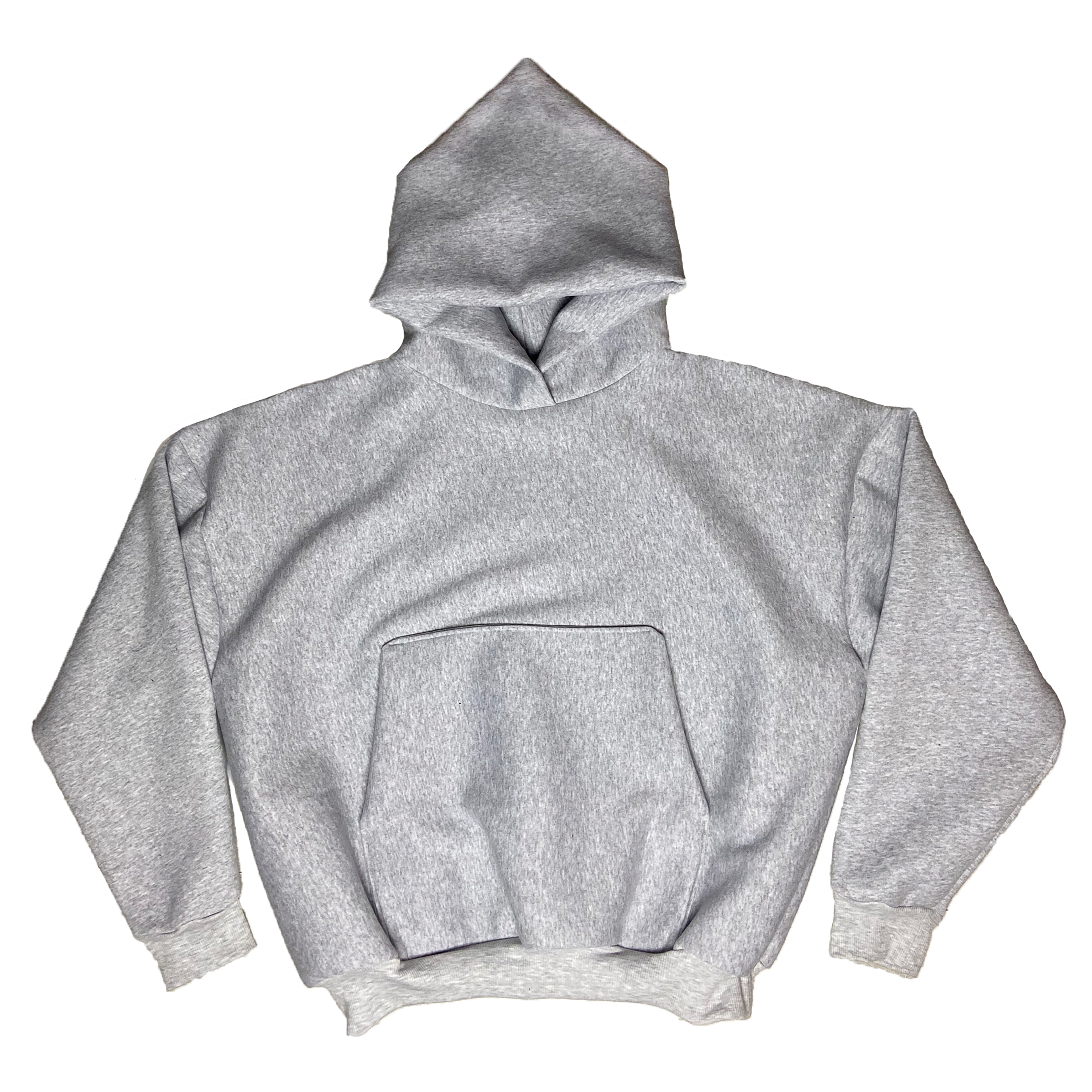 LIGHT GRAY BOXY HOODIE