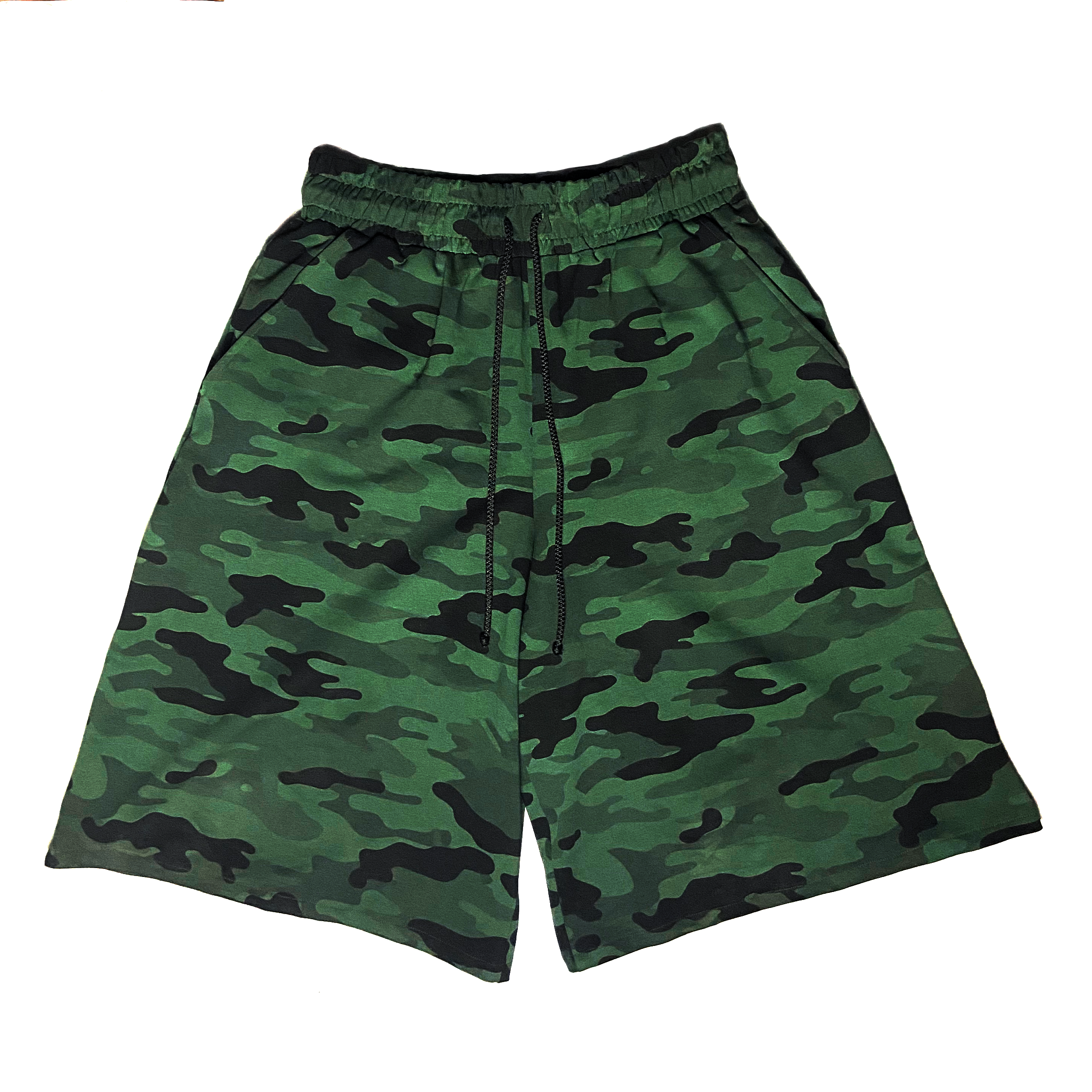 GREEN CAMO JORTS