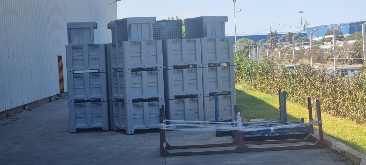 Palox Plastique Plein 1200×1000 – Capacité 610 Litre