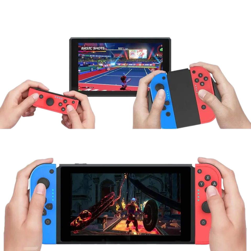 Manette de jeu vidéo, pour switch lite oled, manette de jeux vidéo, rouge bleu, LIVRAISON GRATUITE