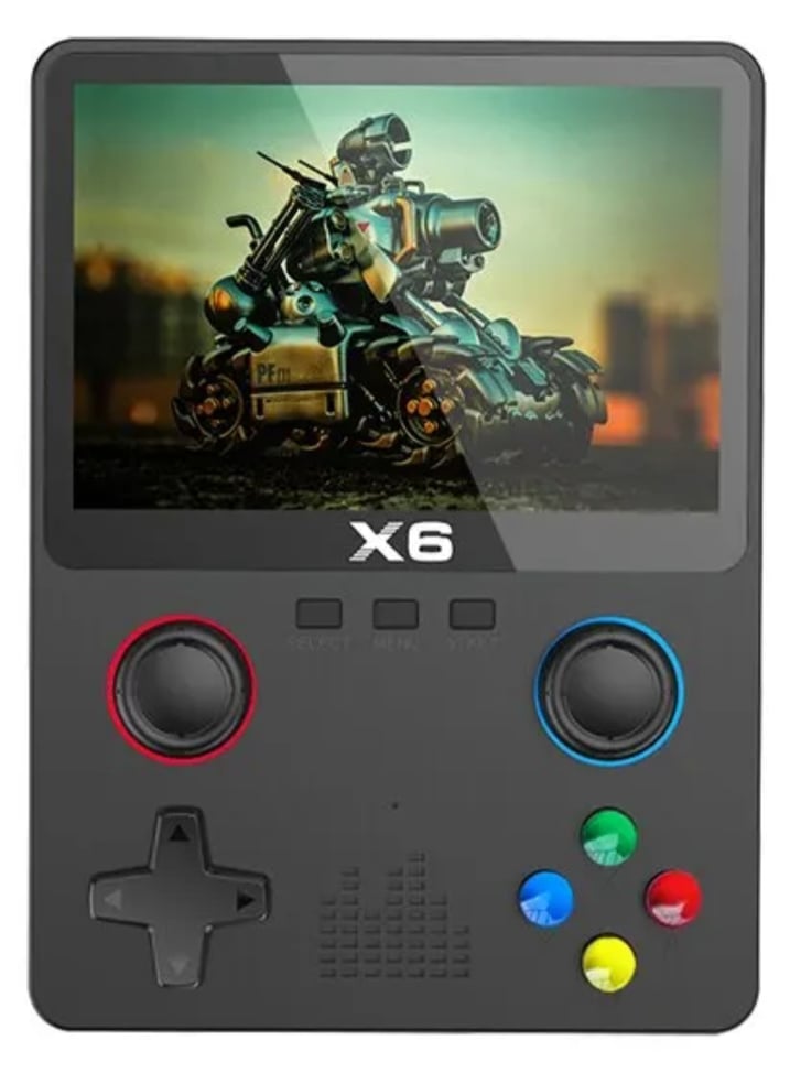 Console jeux Vidéo, nouveau X6 3.5 Pouces IPS, Jeux vidéo 2023, LIVRAISON GRATUITE