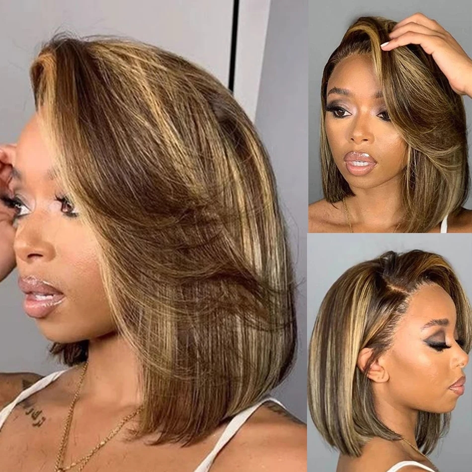 Perruques cheveux naturels de qualité, à dentelle suisse, lisse, brésilienne, LIVRAISON GRATUITE