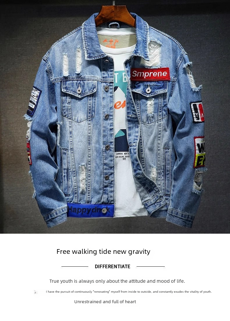 Veste jean homme, style japonais, vêtements  décontractés, chemise homme, LIVRAISON GRATUITE