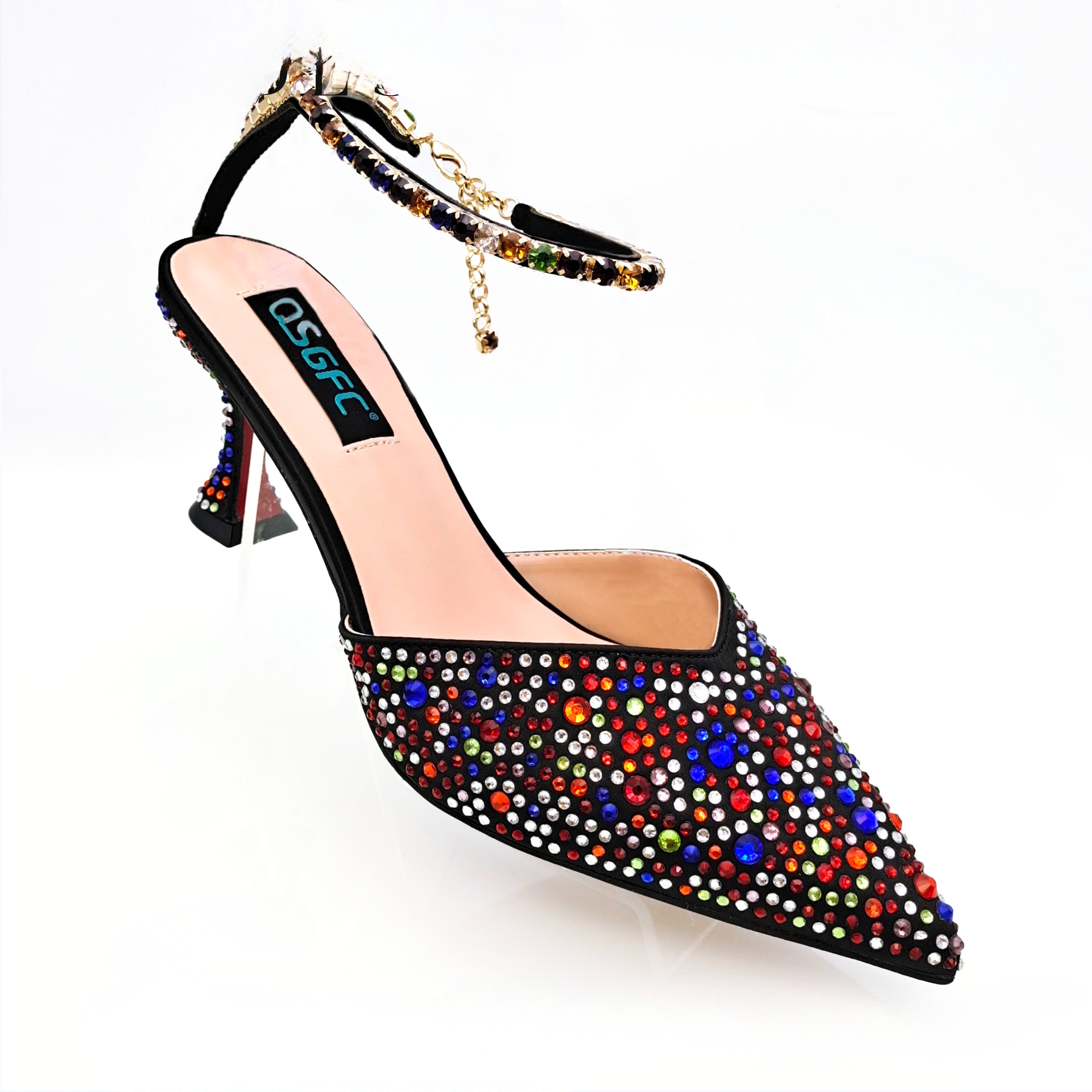 Chaussures à talons, avec sacs de luxe pour femmes,  Escarpin, décoration diamant, LIVRAISON GRATUITE