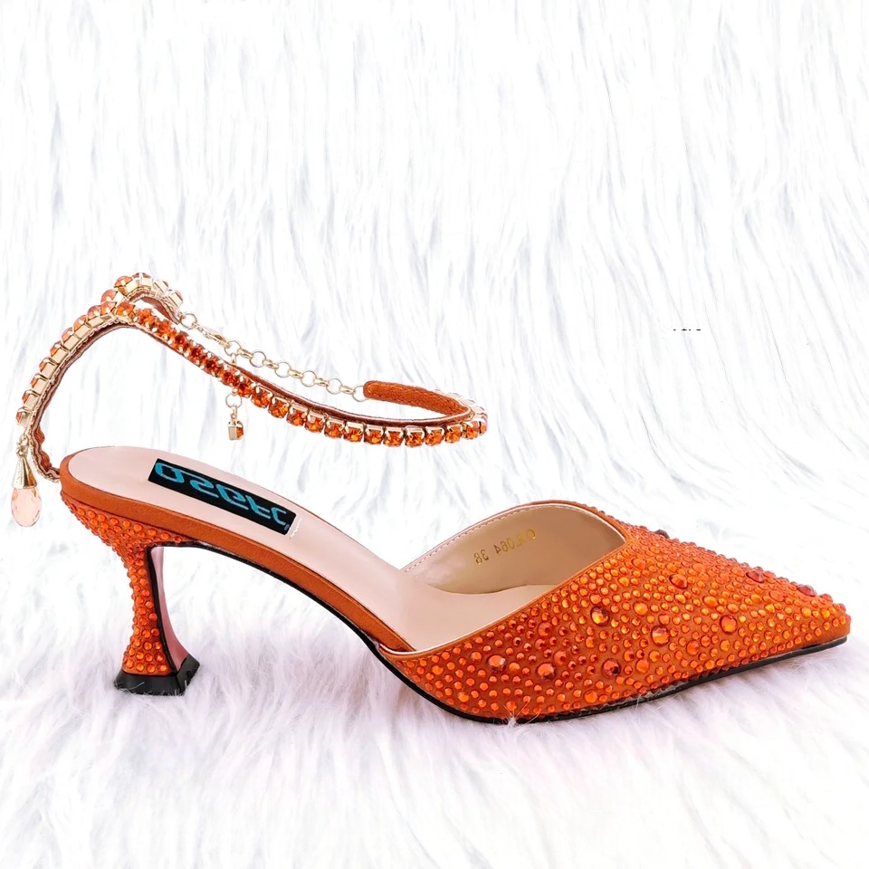 chaussures femme talon confortable, avec Sac à poignée souple, style tendance pour sortie, fête, mariage