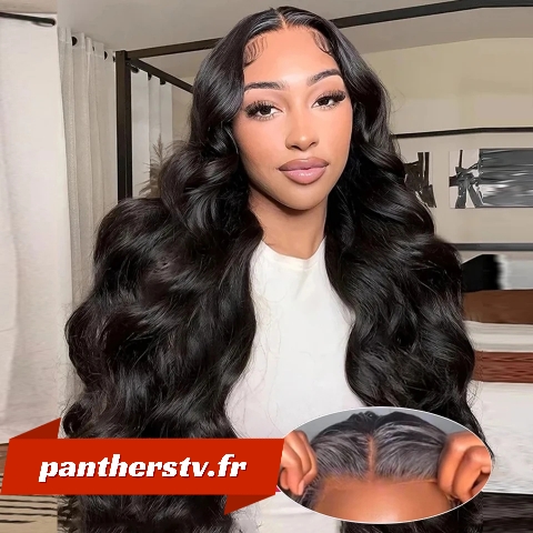 Perruque Lace Front Wig Body Wave 100% naturelle 13x6, brésilienne, cheveux humains, HD, 20 à 28 pouces
