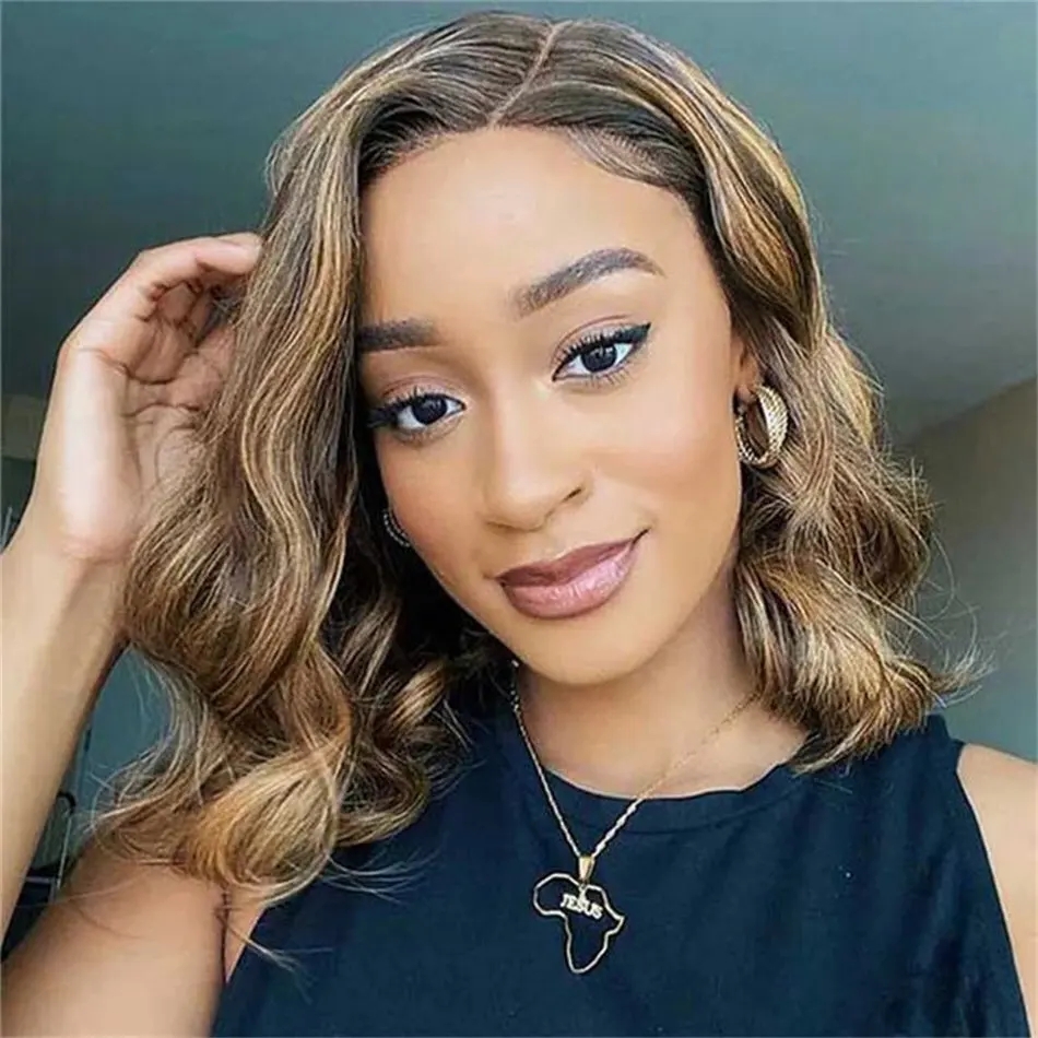 Perruque Brésilienne Naturelle Body Wave 13x6 HD, 180°, Cheveux Humains, 8 à 28 Pouces, Reflets 100%