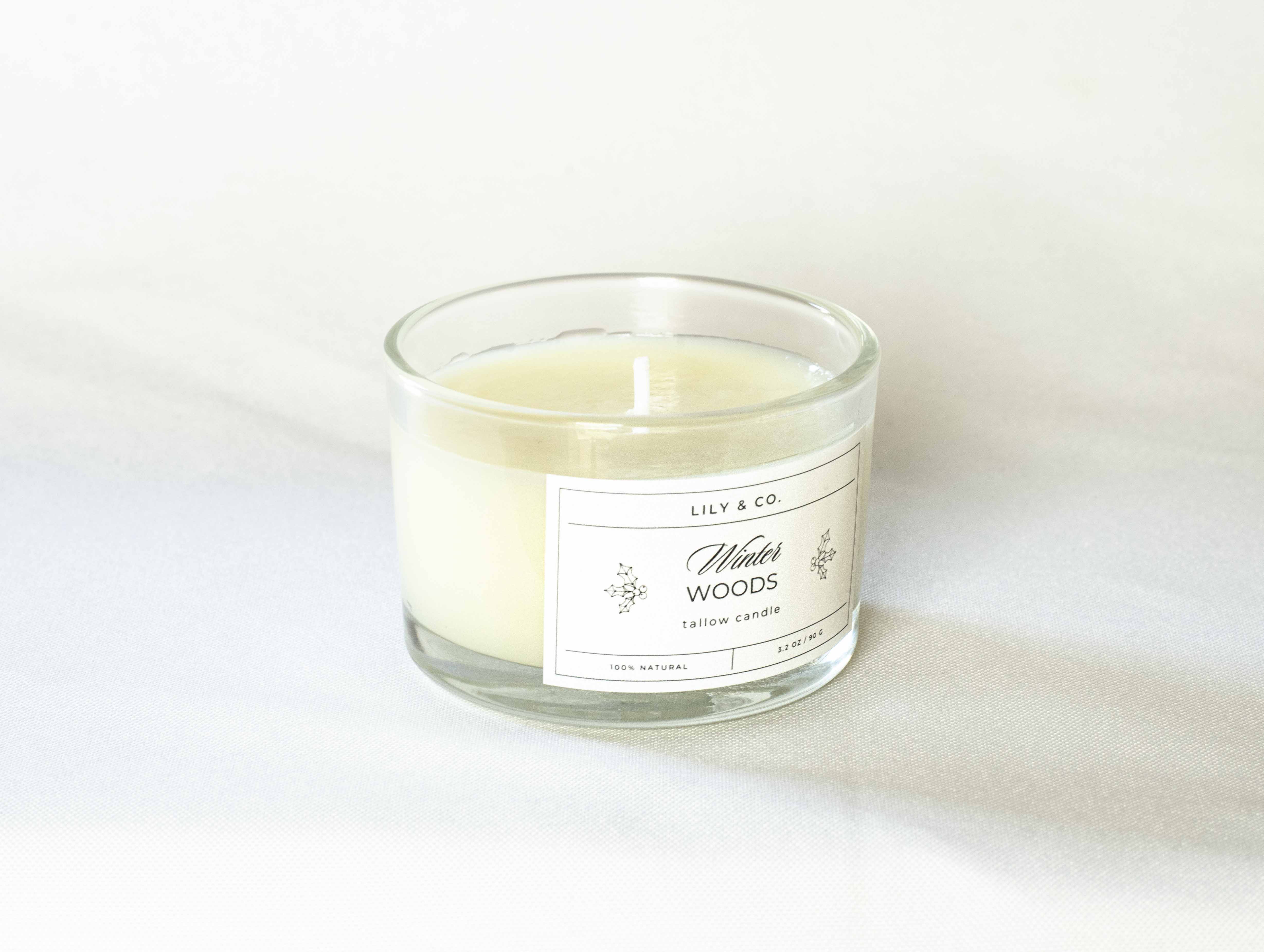 Winter Woods Tallow Candle