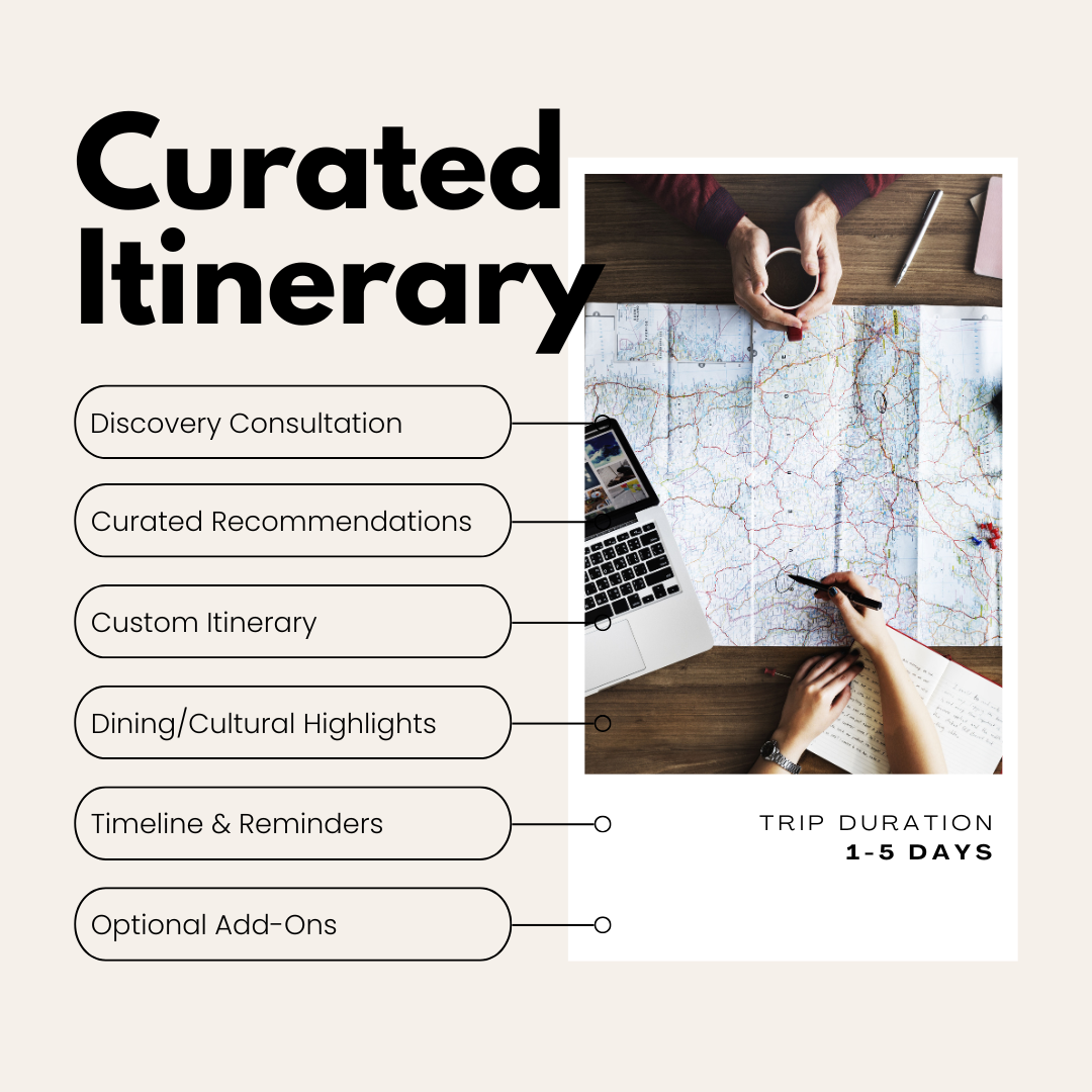Curated Itinerary (1-5 Days)
