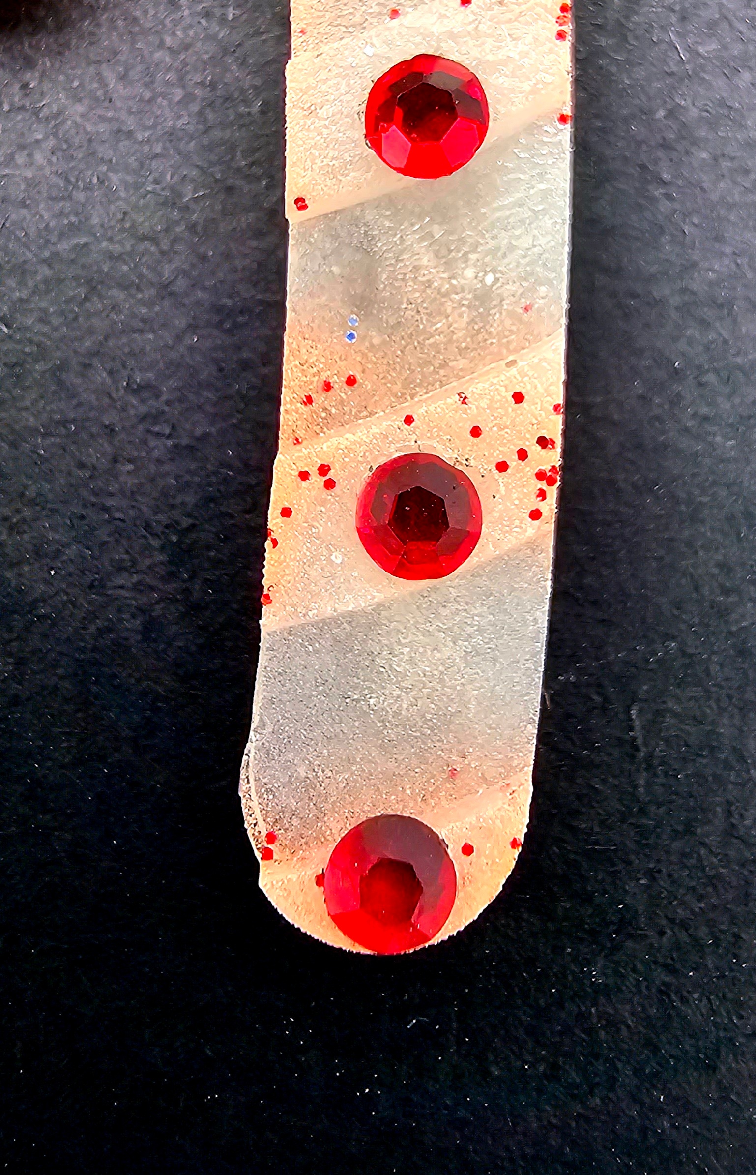 🍬Glow & Glitter Candy Cane Earrings🍬