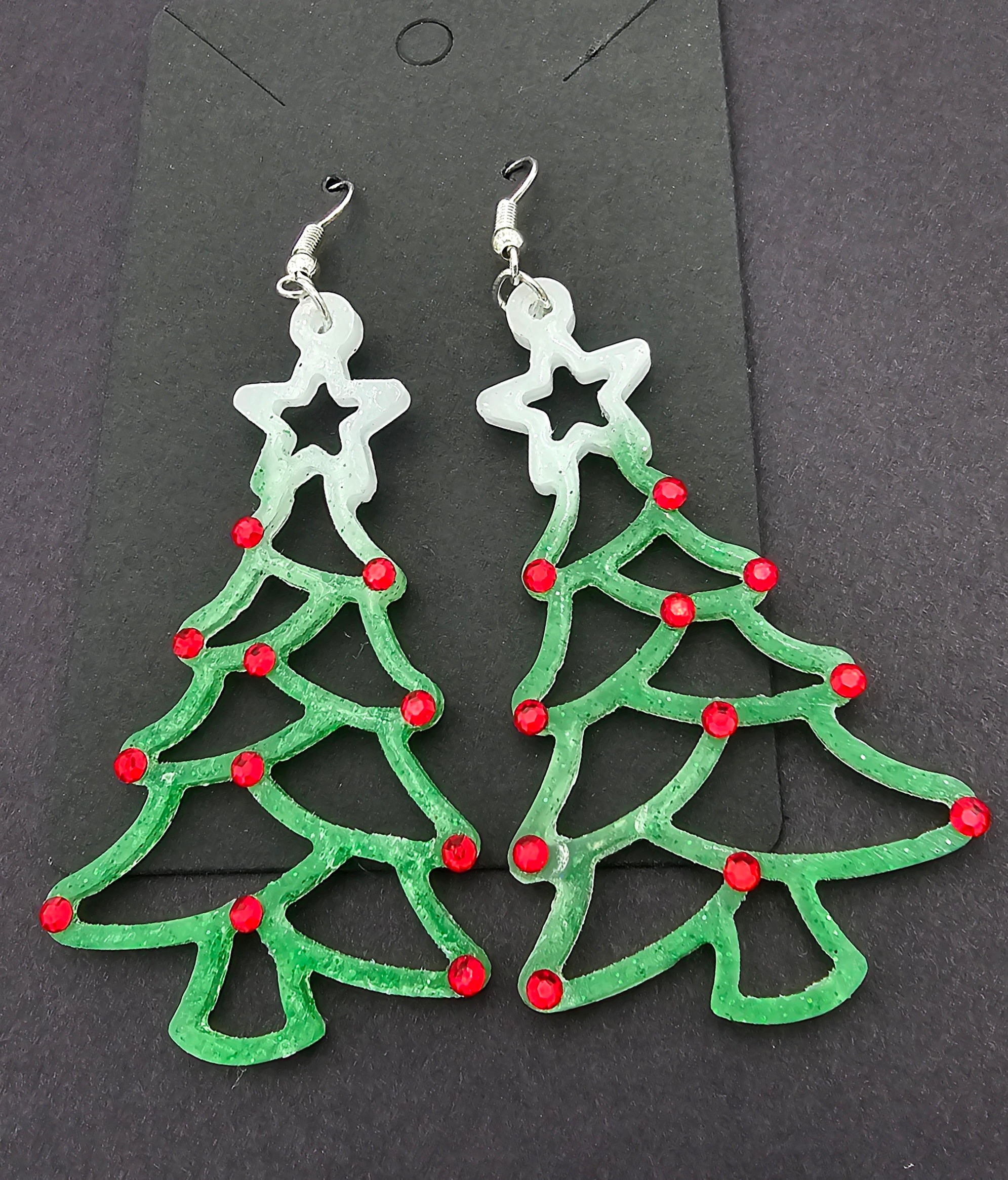 🎄✨ JingleGlow Tree Earrings ✨🎄