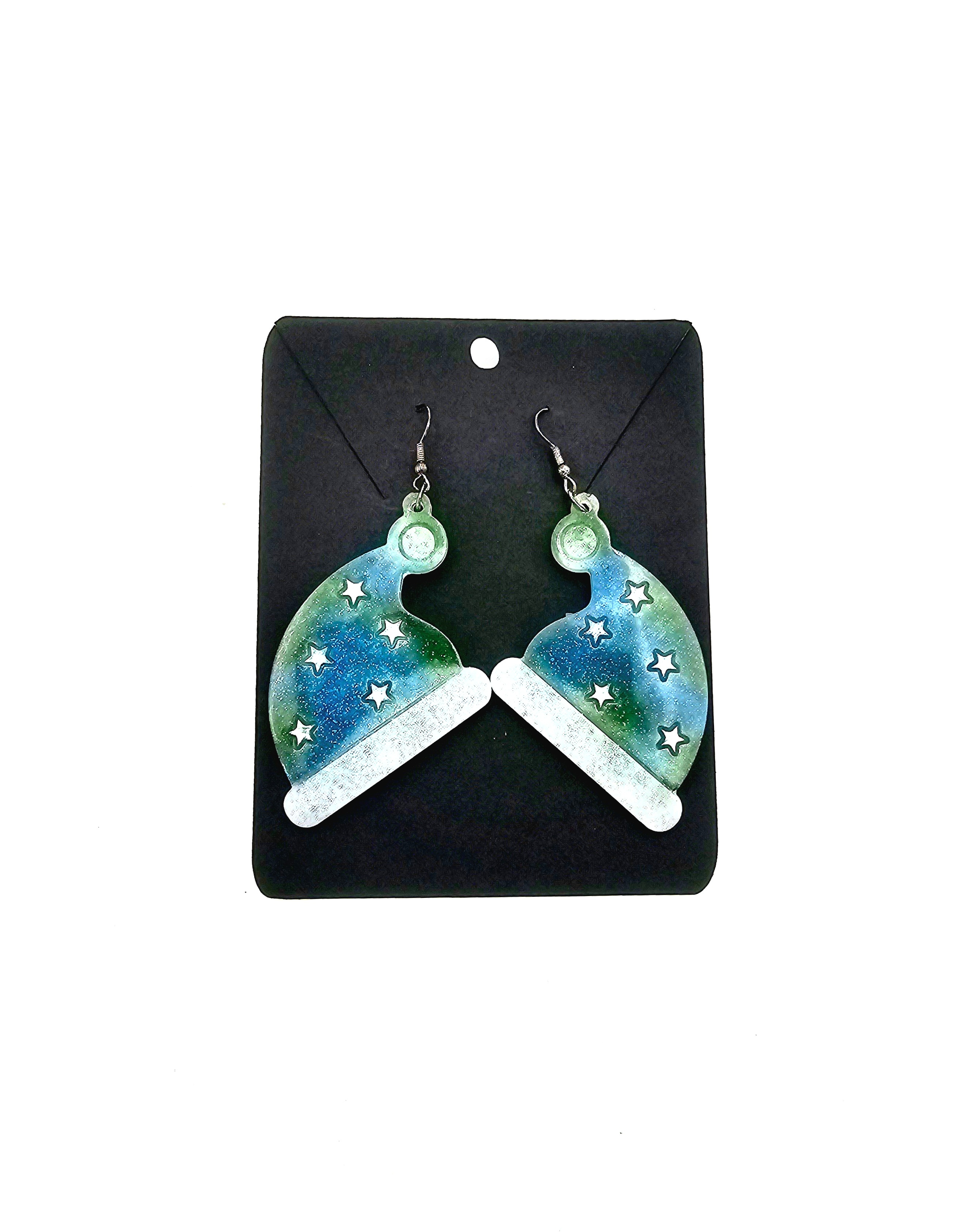 🌨️✨ Frosty Glow Winter Hat Earrings ✨