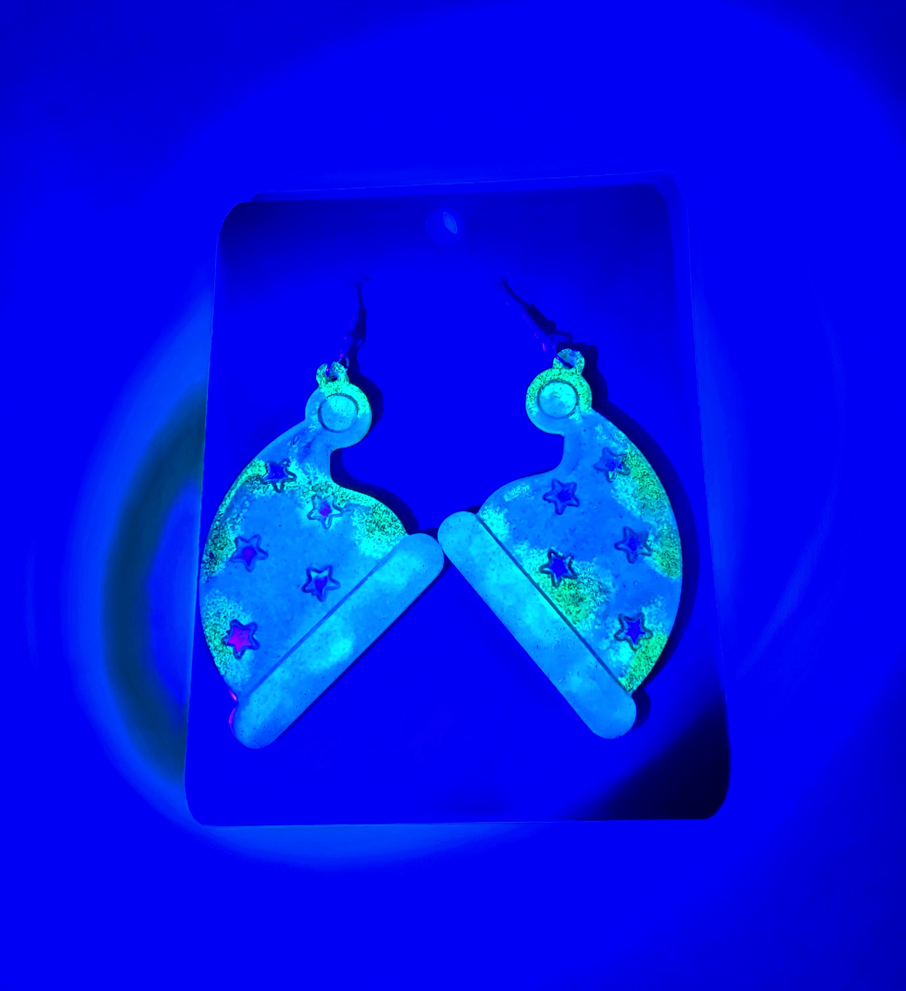 🌨️✨ Frosty Glow Winter Hat Earrings ✨