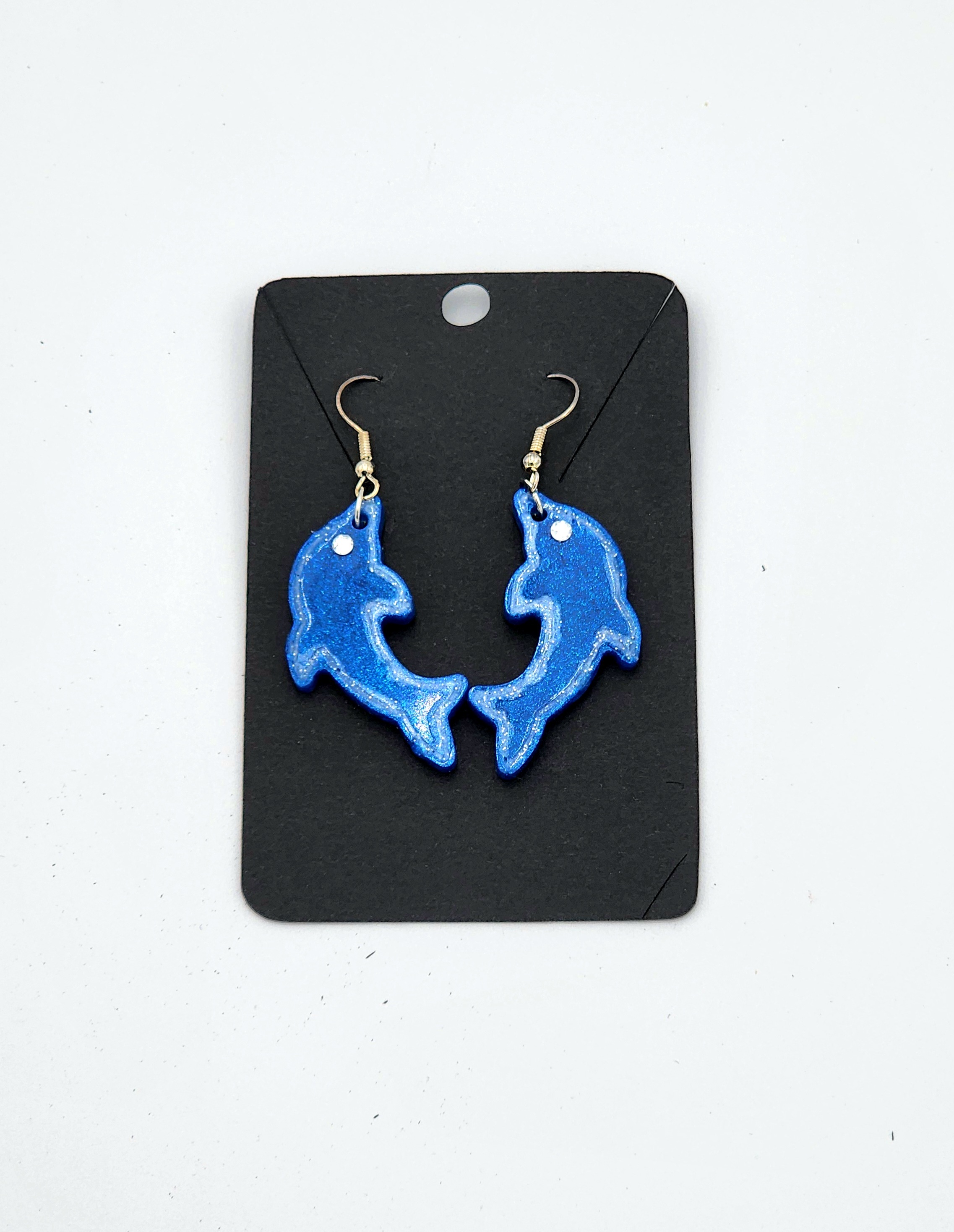 🌌 Starlit Splash Dolphin Earrings 🌌