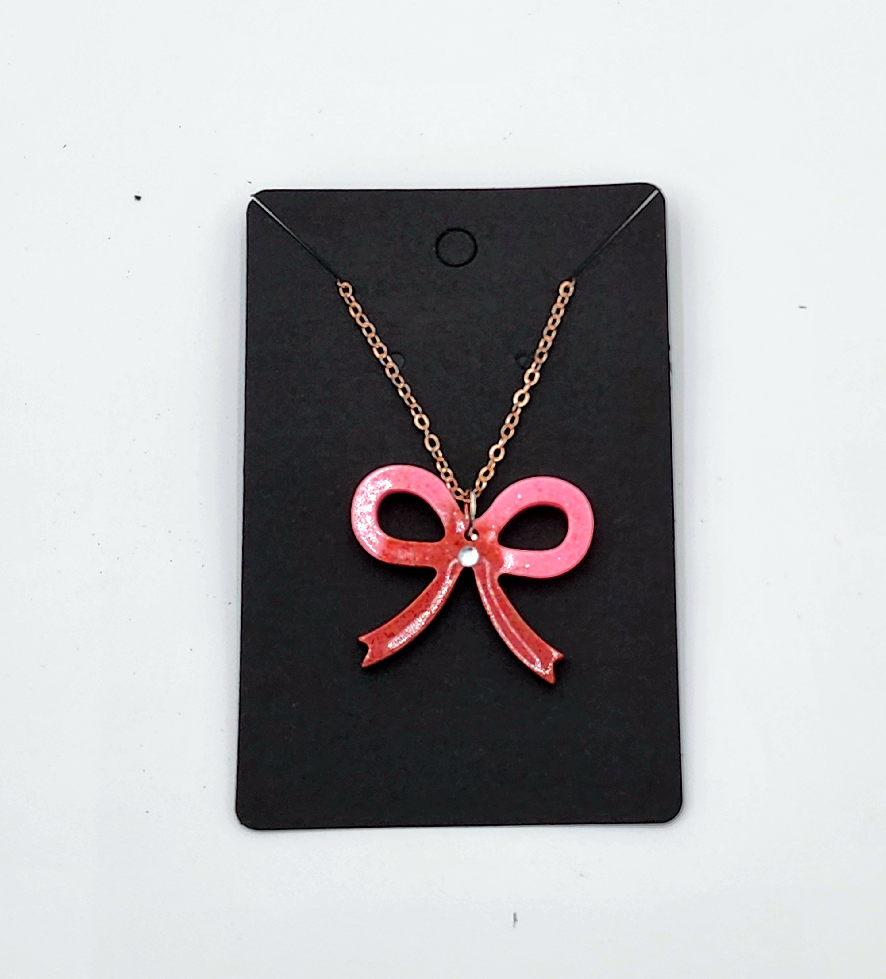 ✨ Starlight Sparkle Bow Necklace ✨