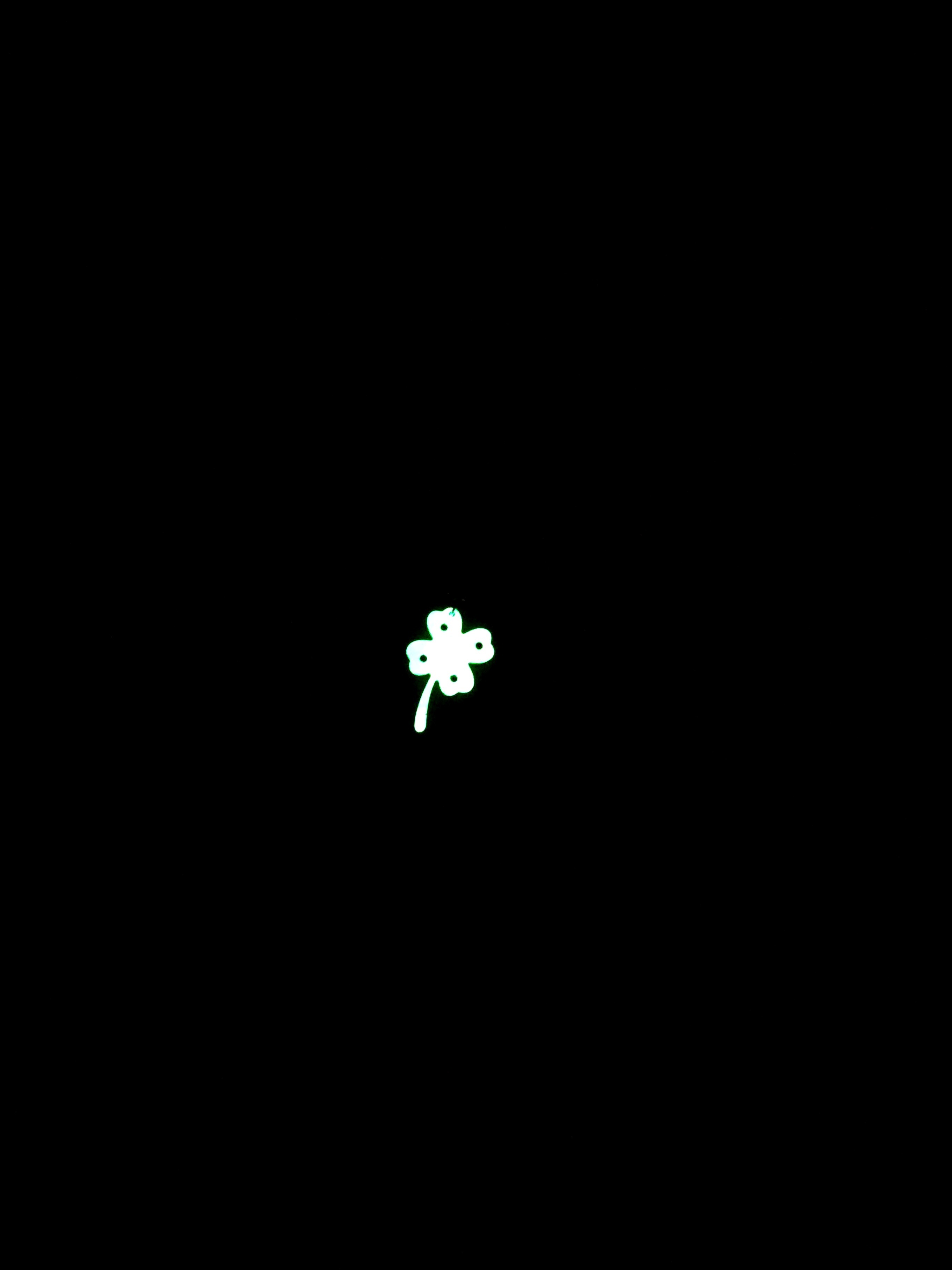 🍀✨ Lucky Glo-Glam Clover Necklace ✨🍀