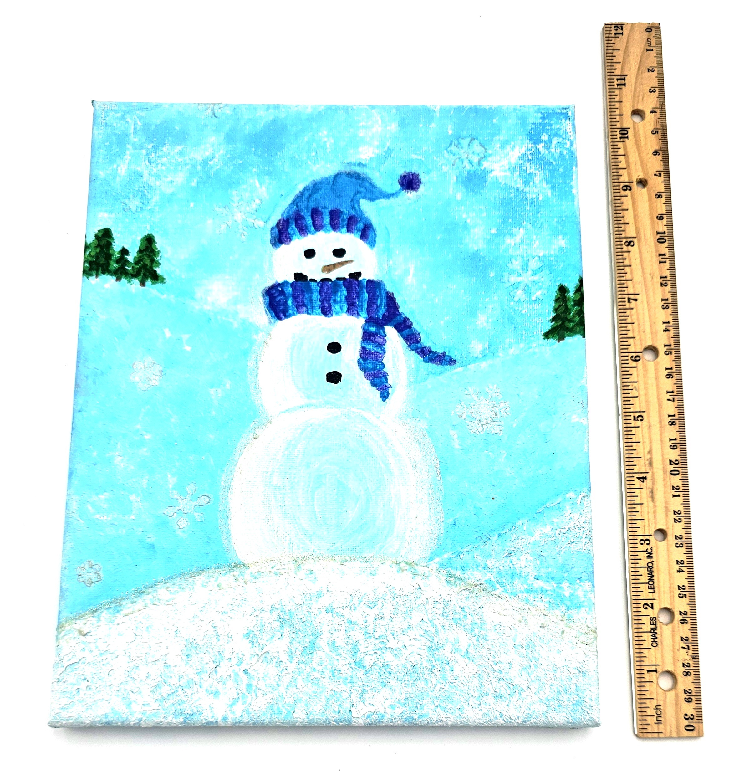 🌟✨ "Chilly Glowshine" -Glow-in -the-Dark Painting✨🌟