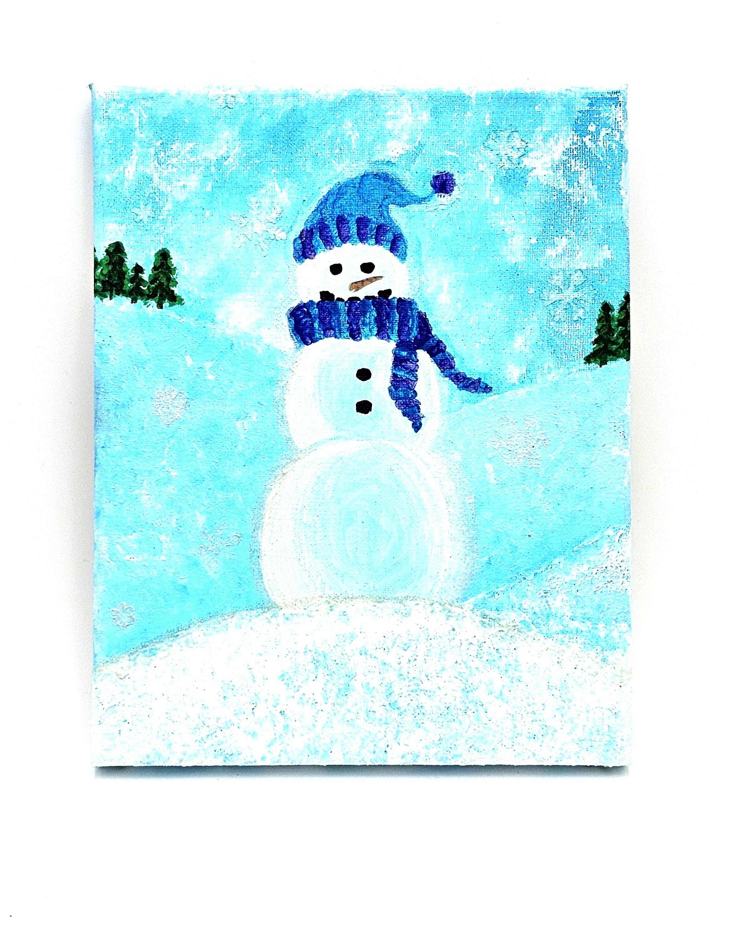 🌟✨ "Chilly Glowshine" -Glow-in -the-Dark Painting✨🌟