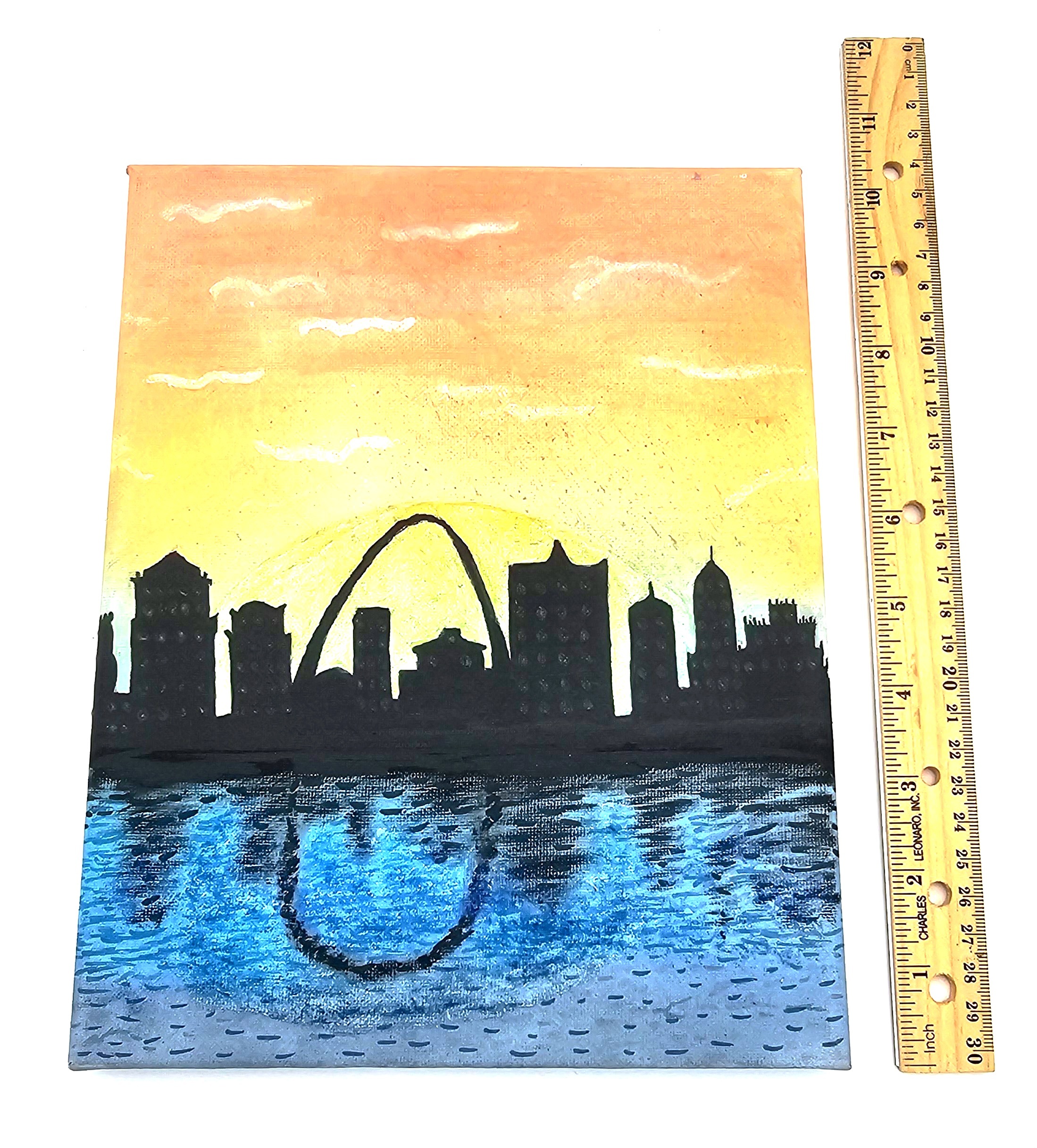 🎨 "Midnight in the Magic Arch" Glow Painting 🌃💫