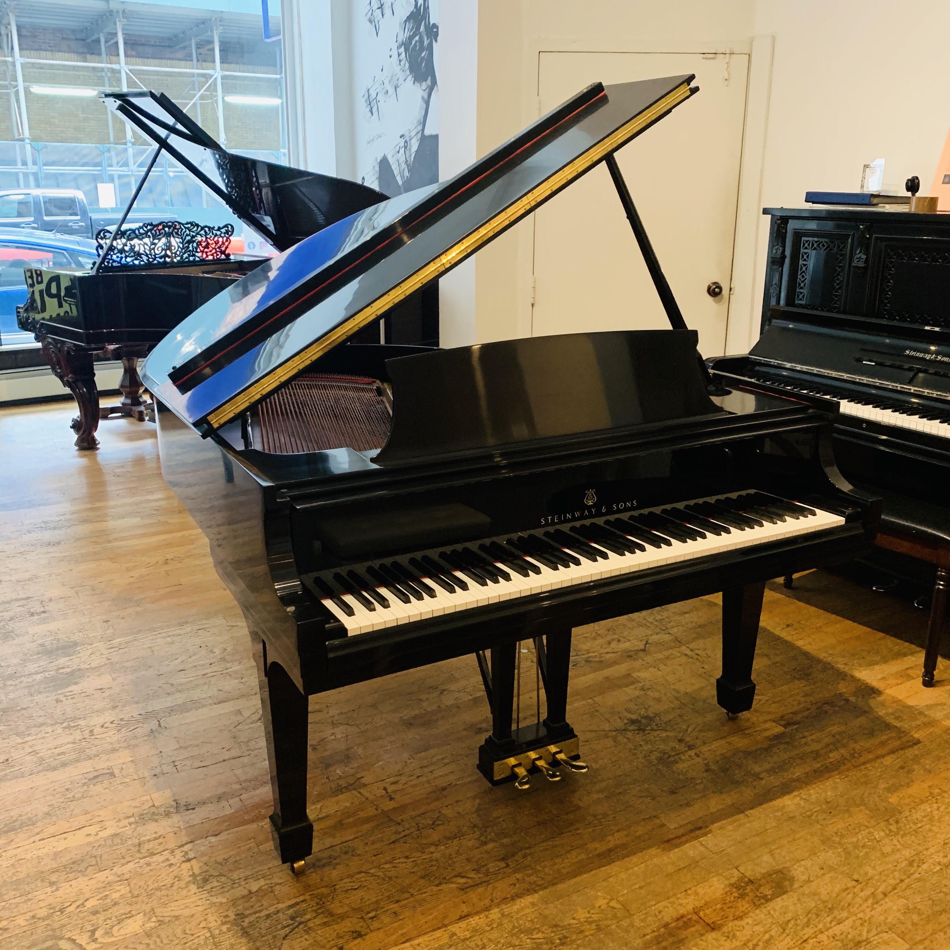 Steinway S Baby Grand Piano Polish Ebony