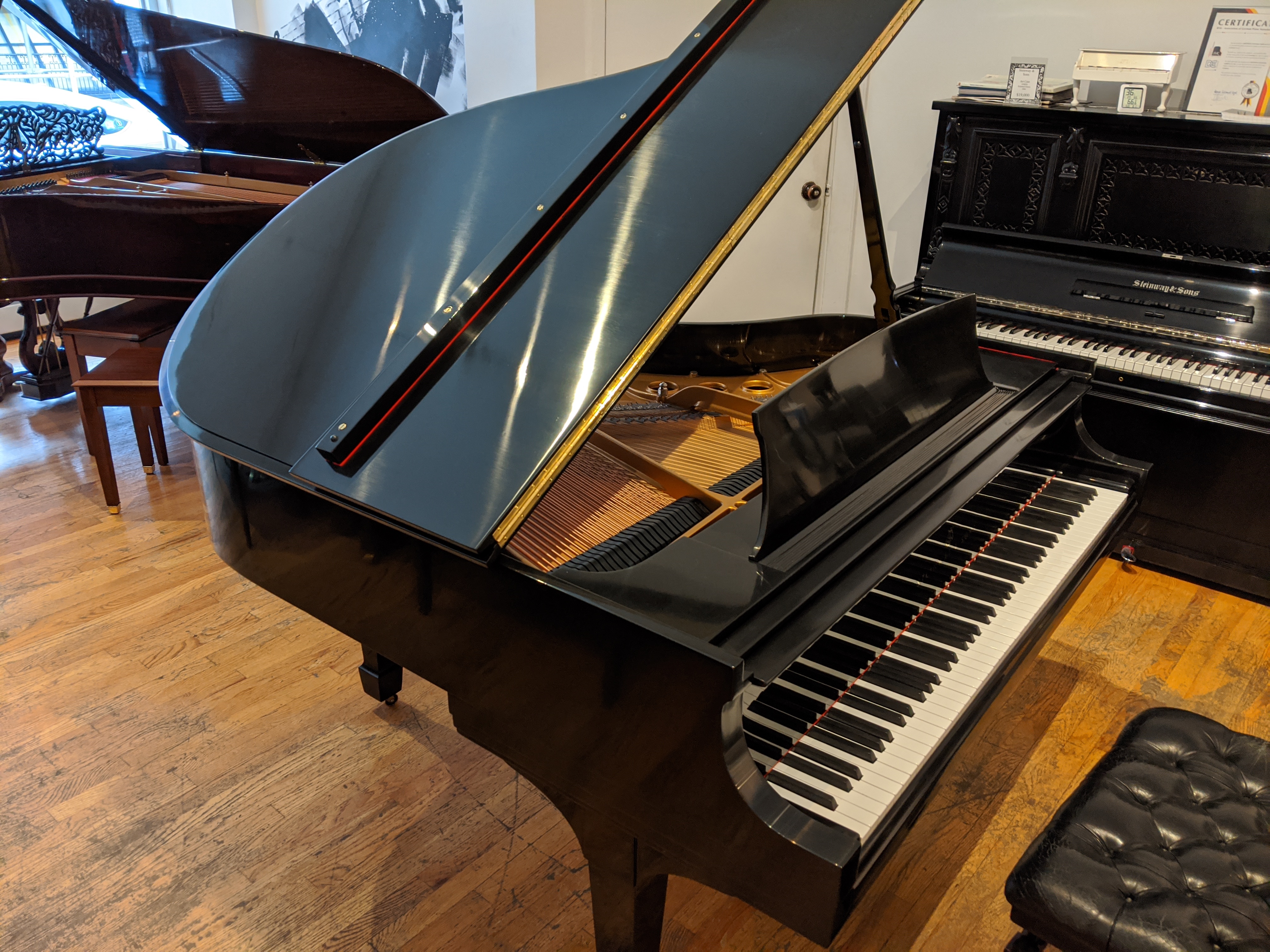 Steinway S Baby Grand Piano Polish Ebony