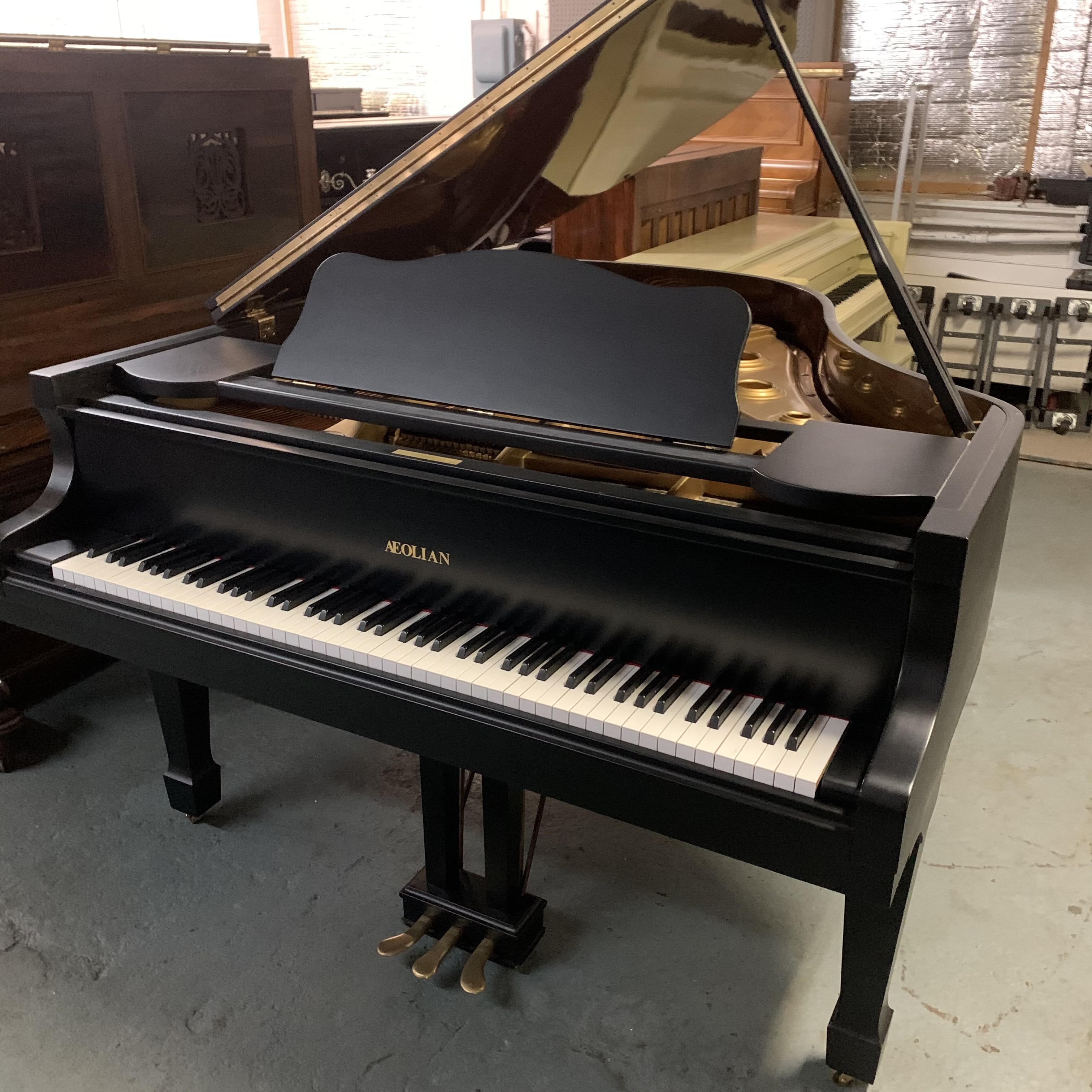 Aeolian Black Satin Finish Baby Grand 