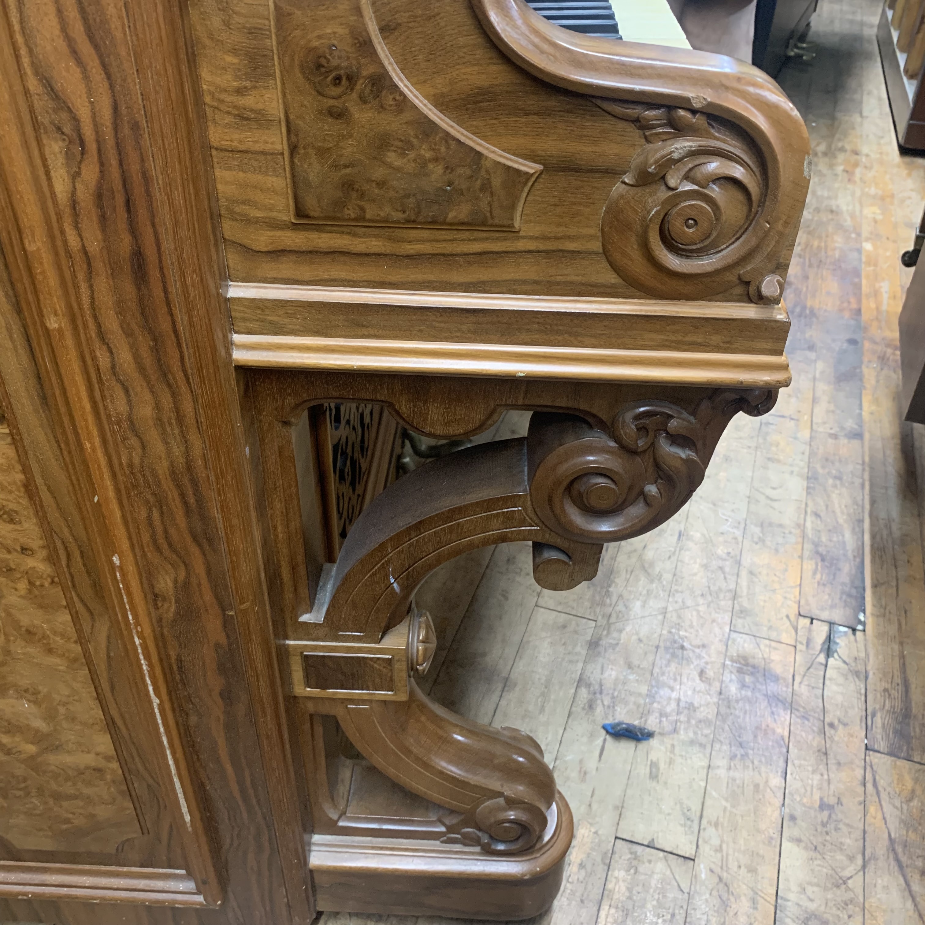 Antique Chickering Upright Piano