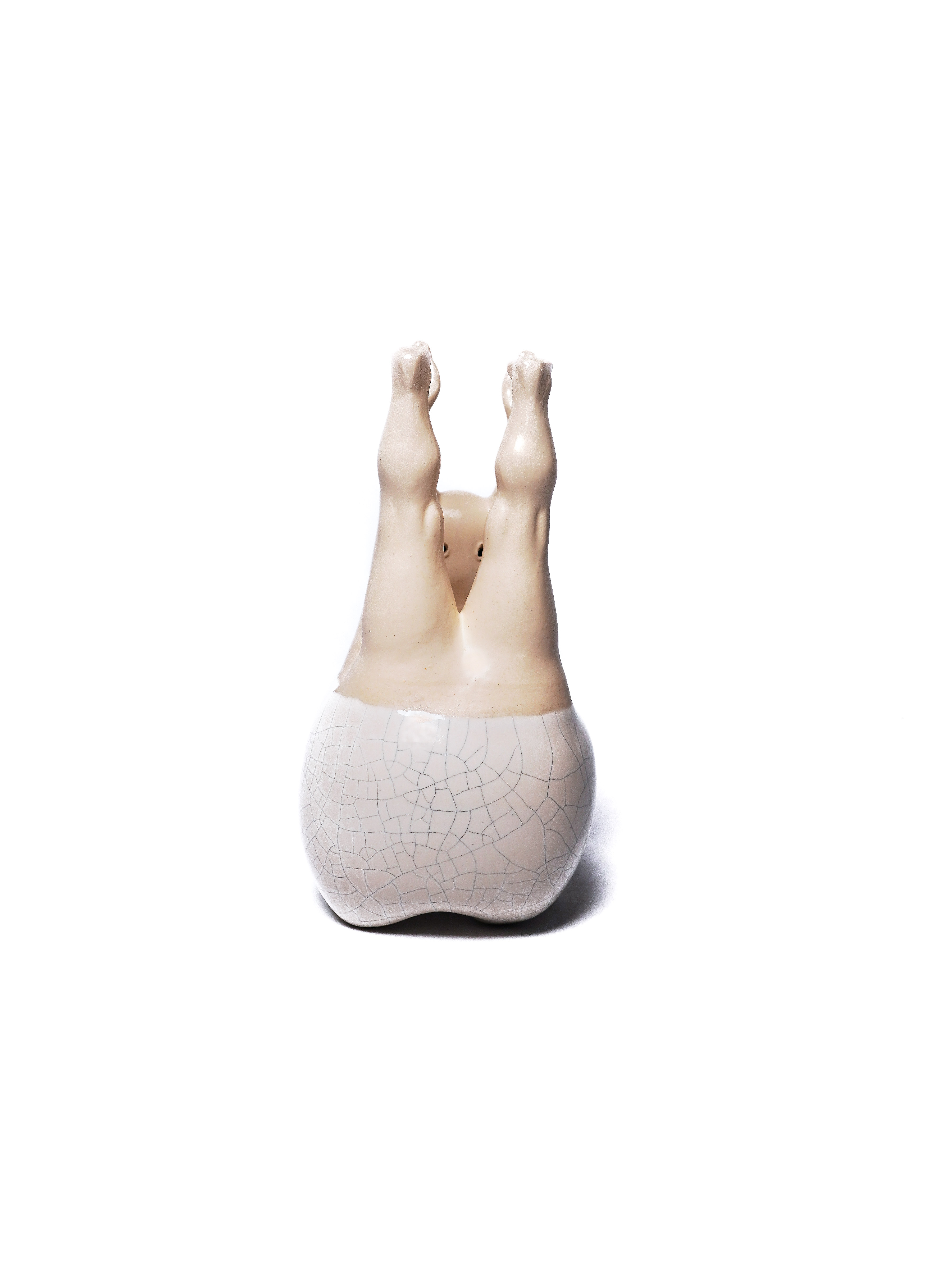 whimsical glossy ceramic sculpture | handcrafted in Czech