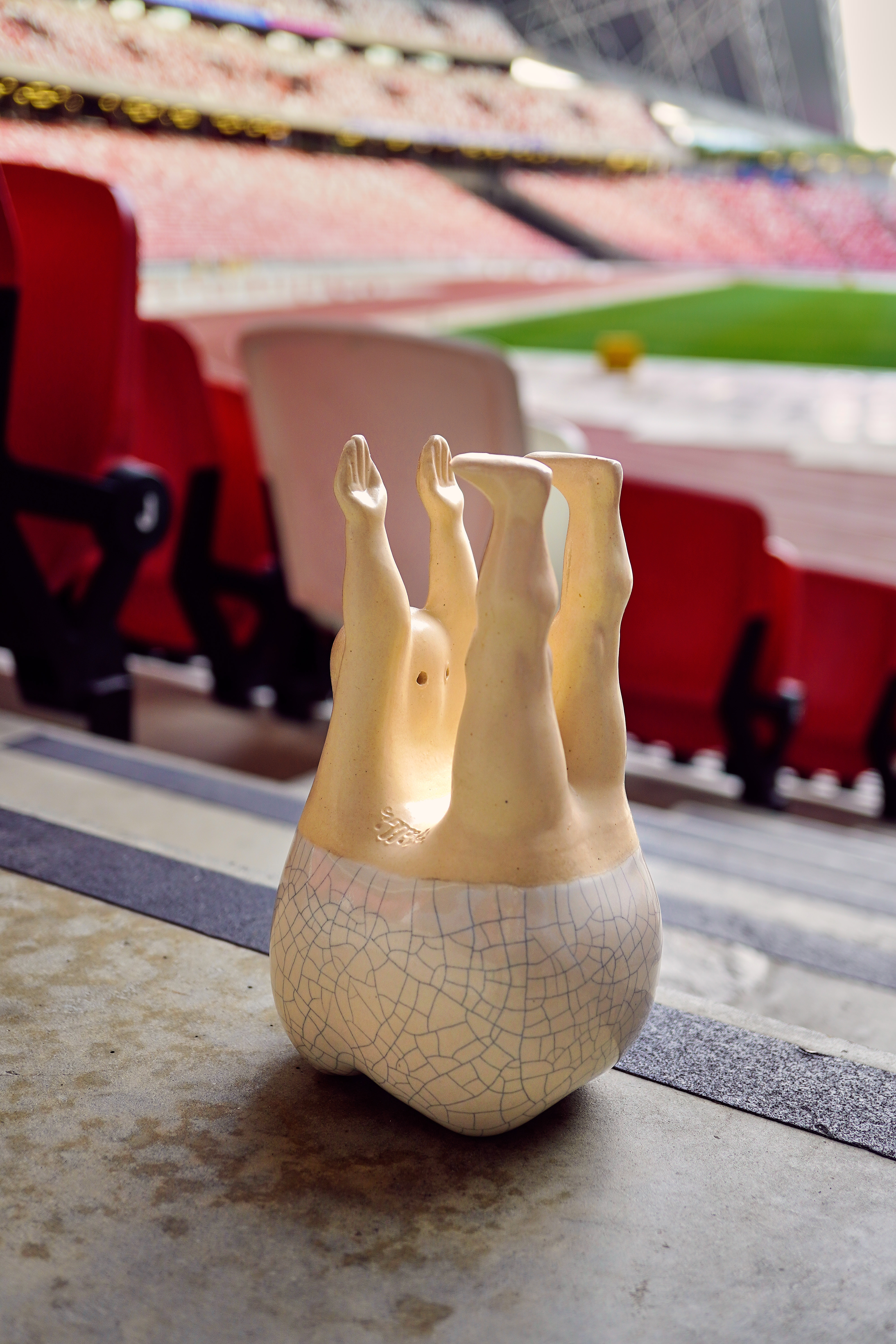 whimsical glossy ceramic sculpture | handcrafted in Czech