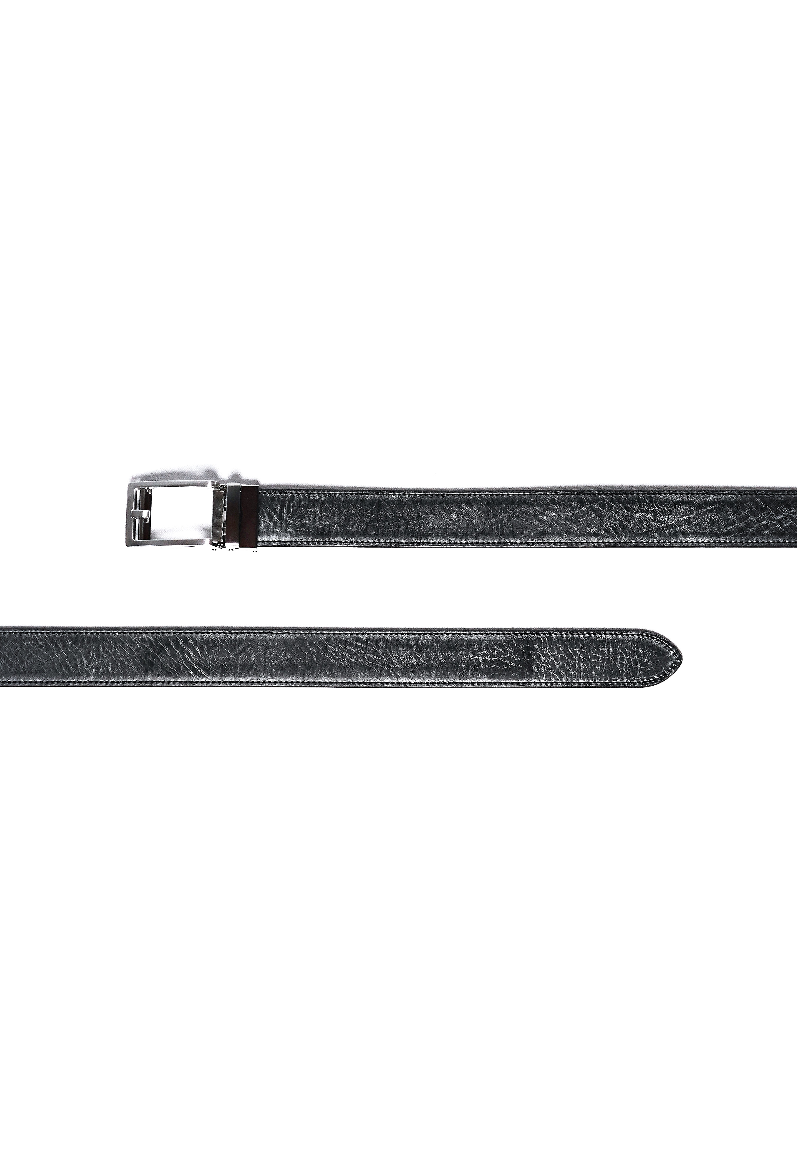 Gray full grain cowhide belt by Fap | vegetable tanned leather made in Italy