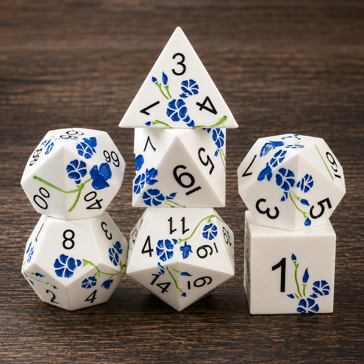 Set de JDR, Sakura bleu métal