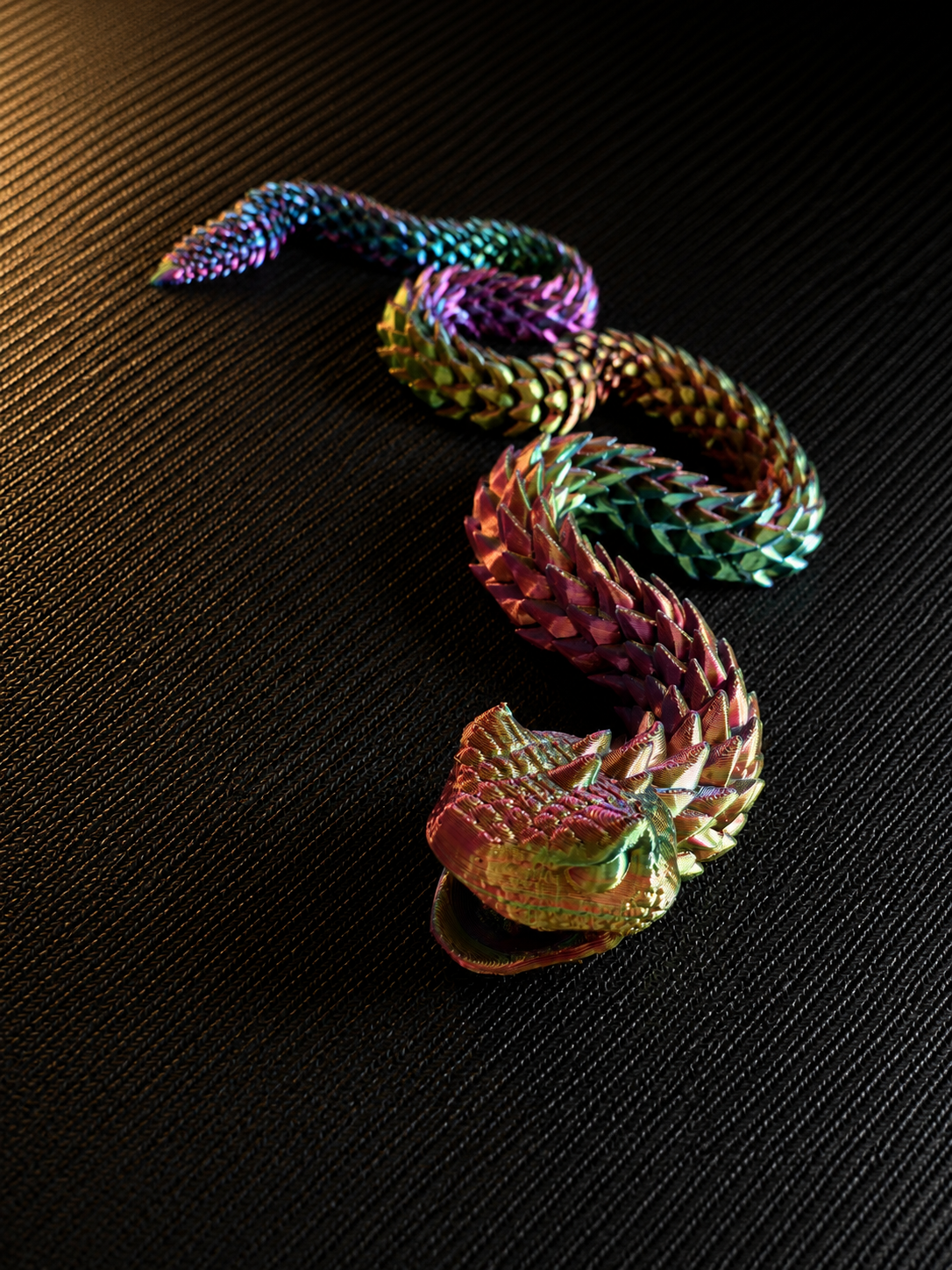 Serpent Articulé Multicolore