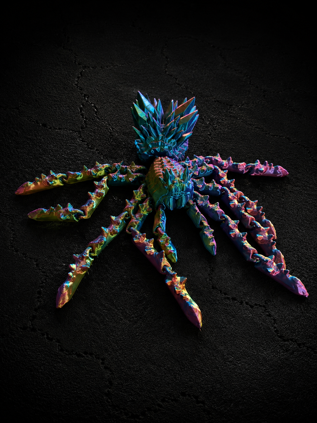 Araignée Cristalline Multicolore