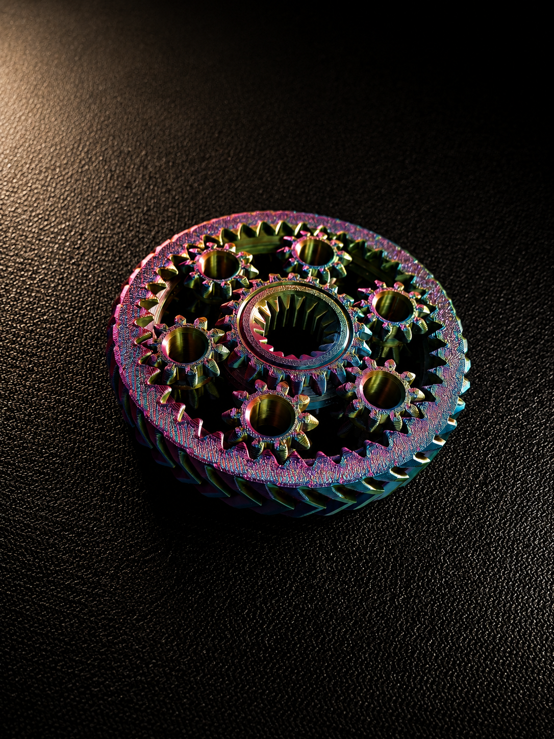 Hand spinner steampunk iridescent