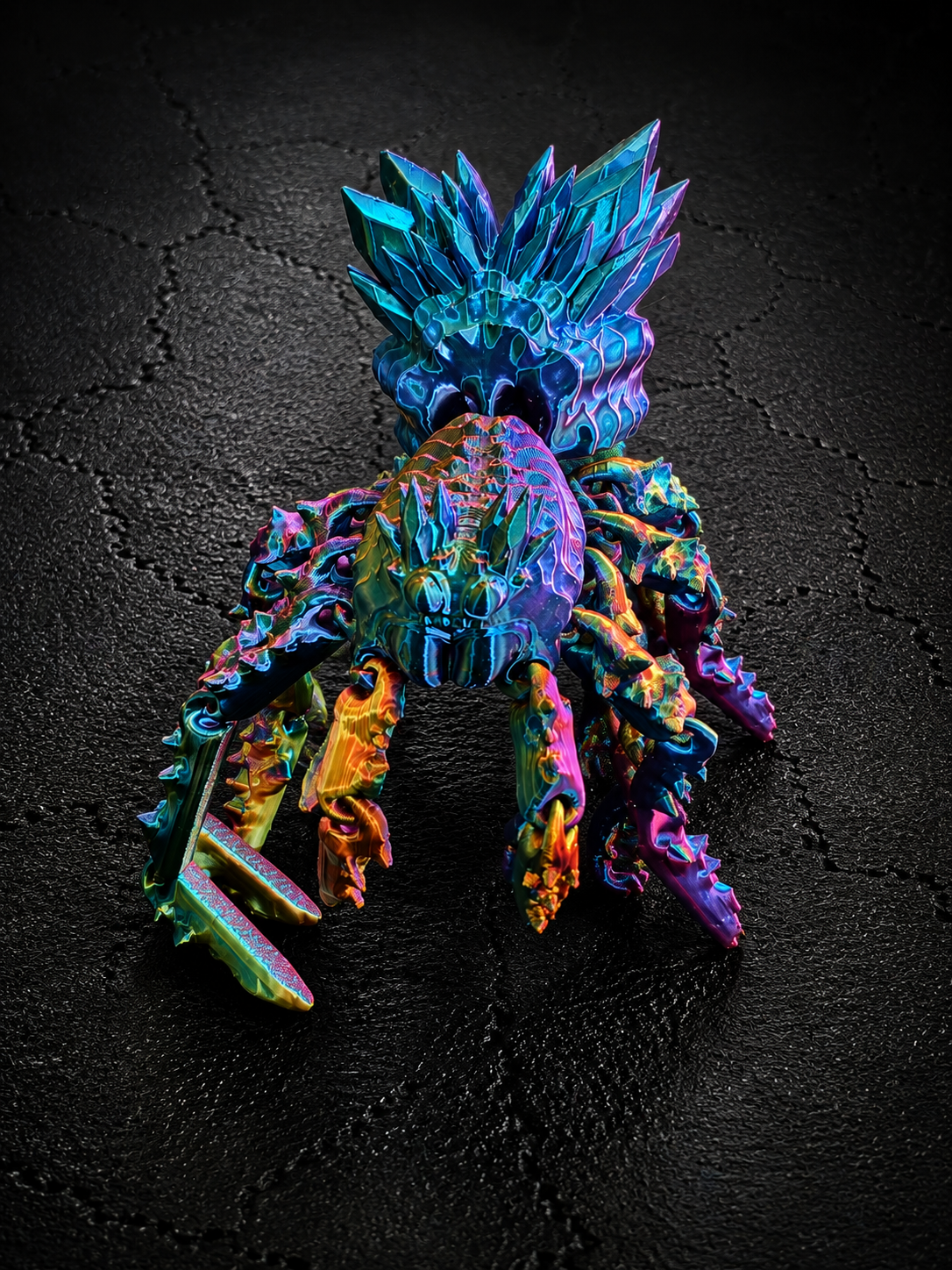 Araignée Cristalline Multicolore