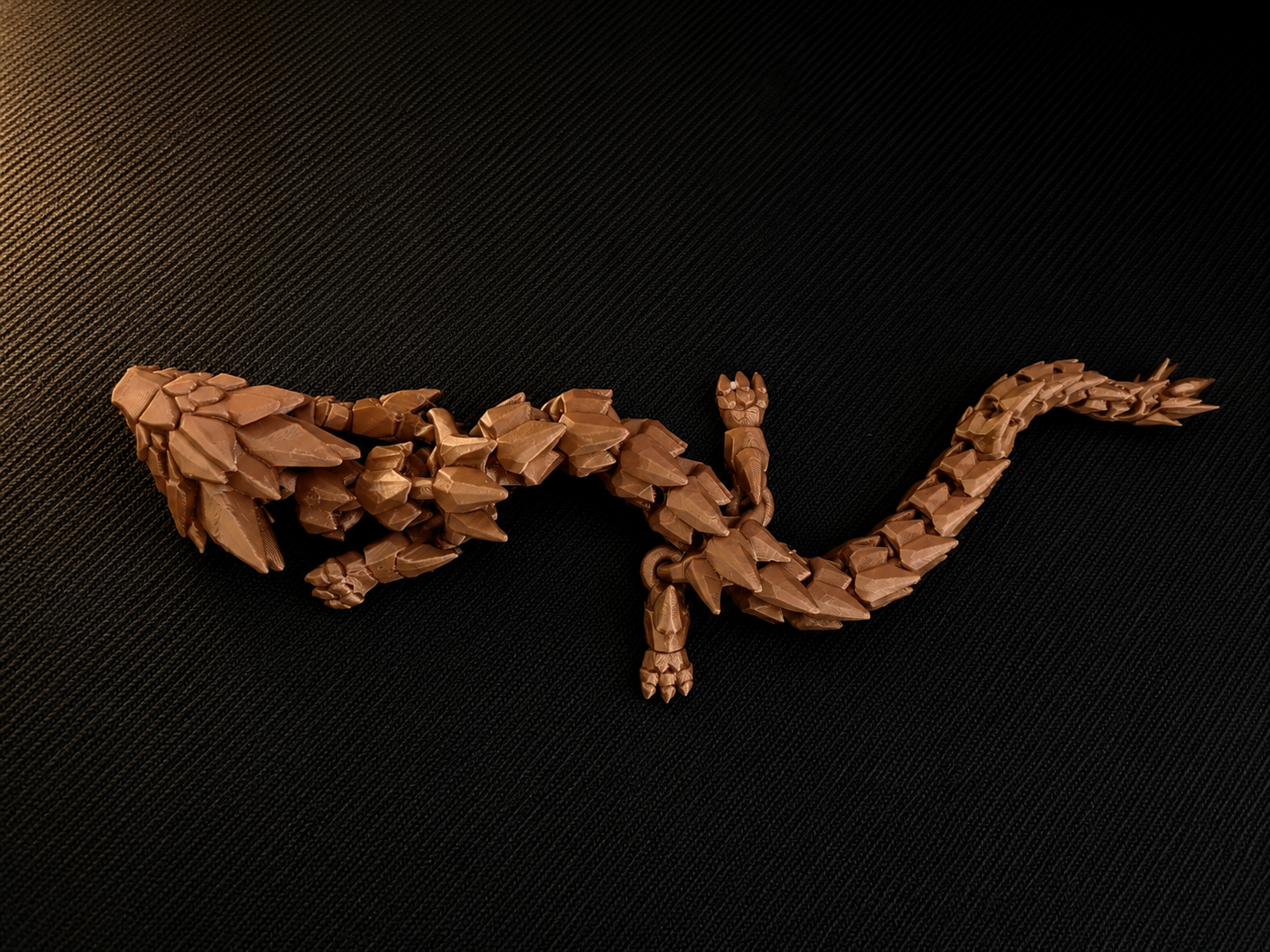 Dragon articulé en résine