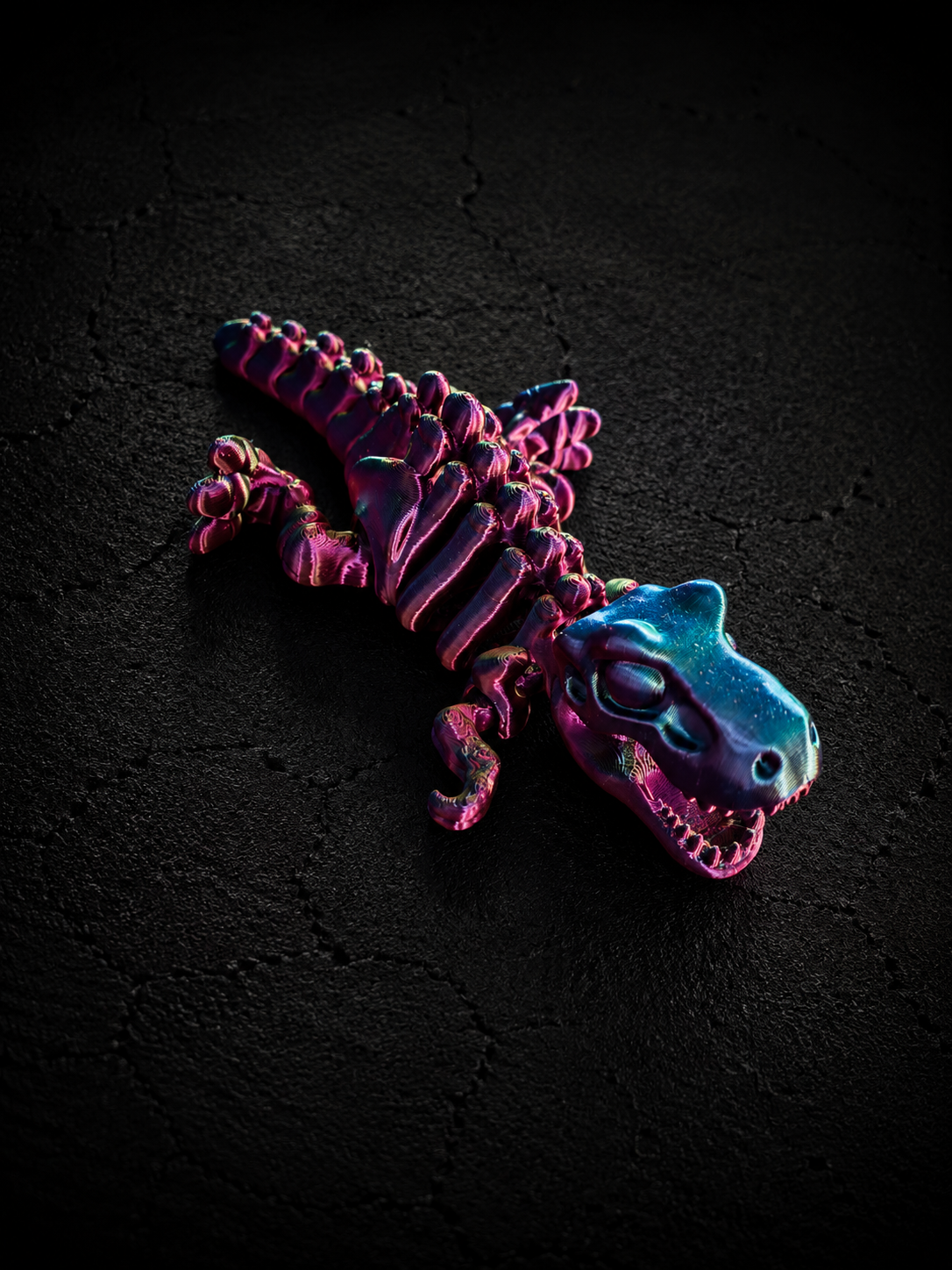 T-Rex Articulé Coloré