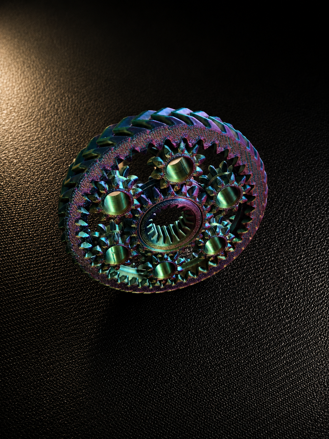 Hand spinner steampunk iridescent
