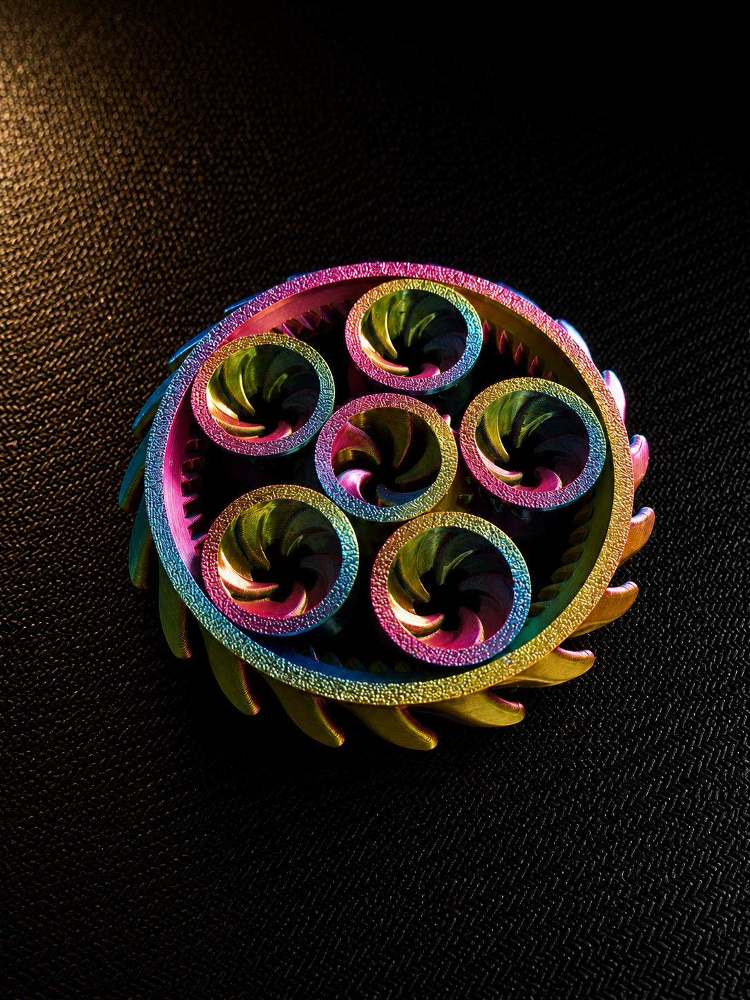 Hand spinner roue
