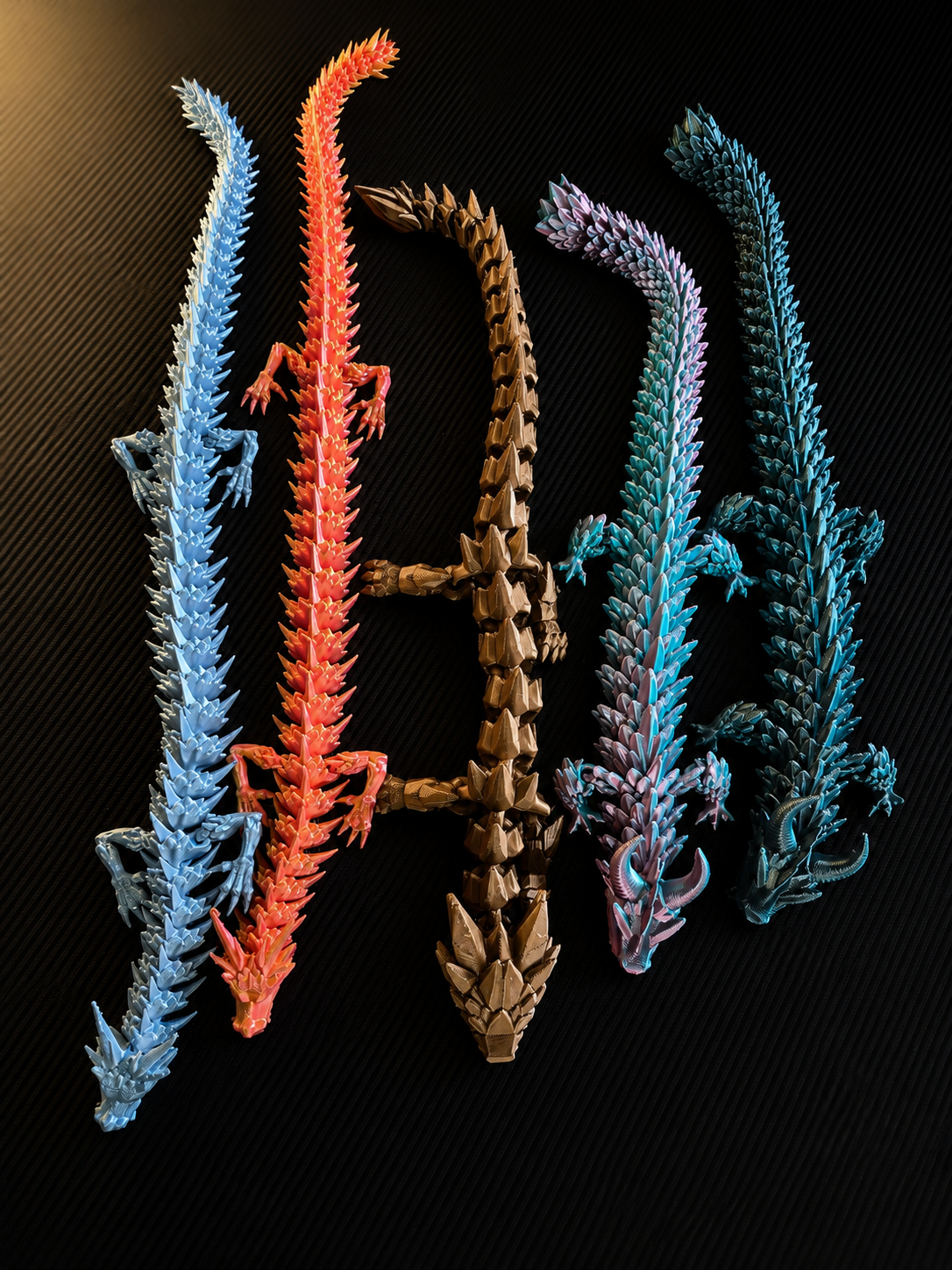 Dragons articulés 3D
