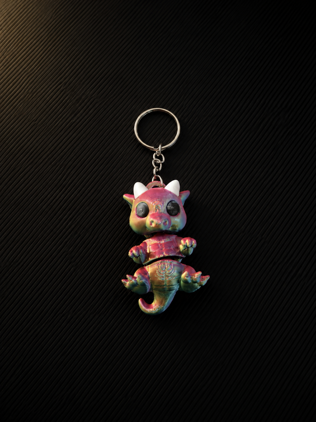 Porte-Clés Dragon Kawaii Articulé